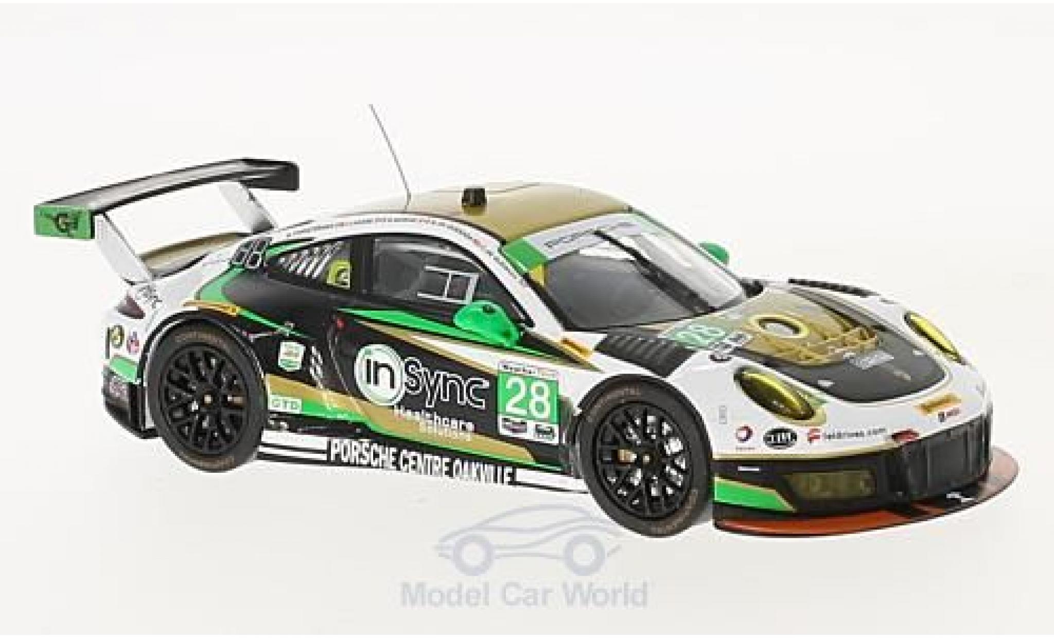 Porsche 991 GT3 R 1/43 IXO 911 GT3 R No.28 24h Daytona 2017 C.de Quesada/D.Morad/J.Lazare/M.de Quesada modelauto