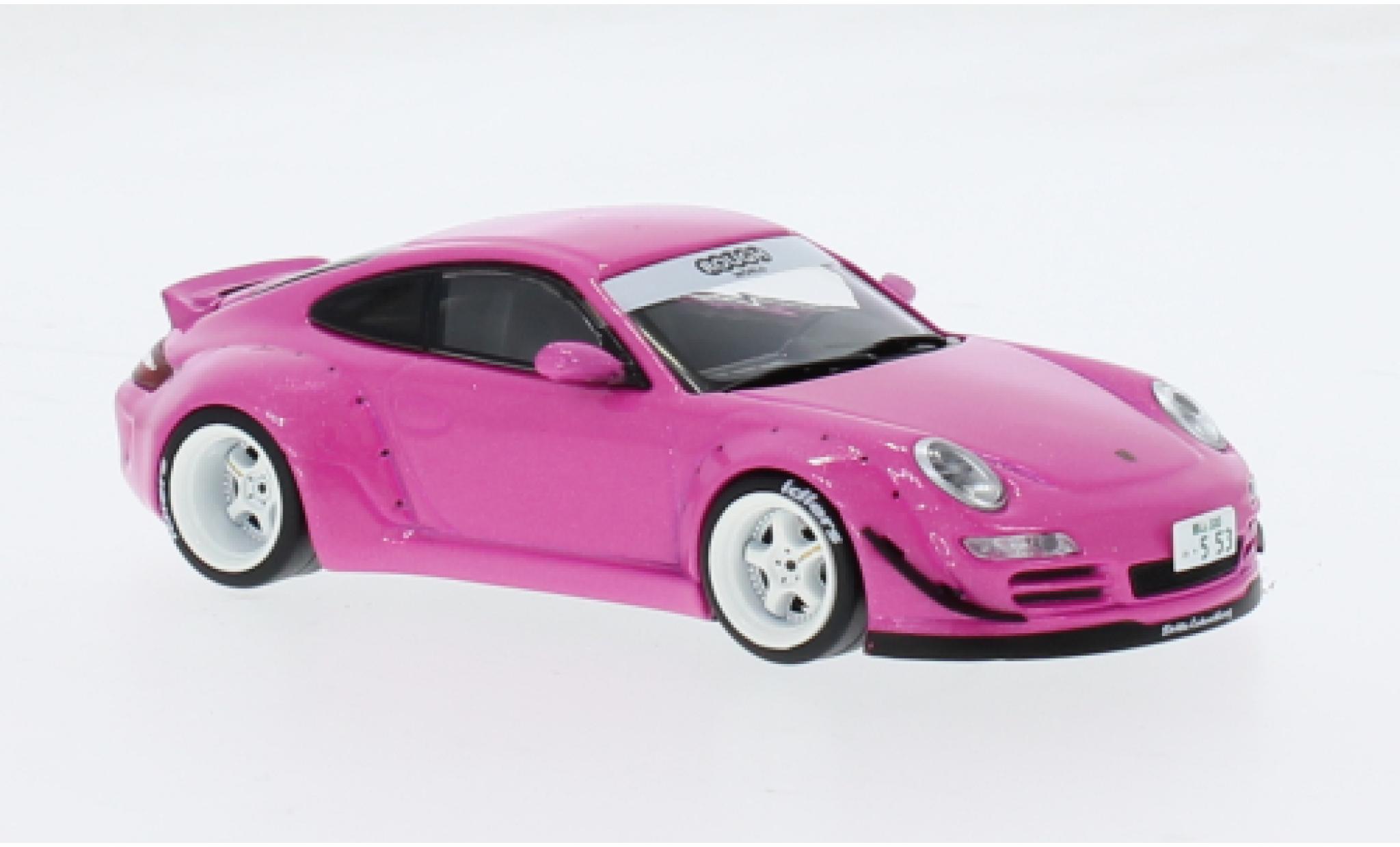 Porsche 997 RWB 1/43 IXO roze 1:43 modelauto