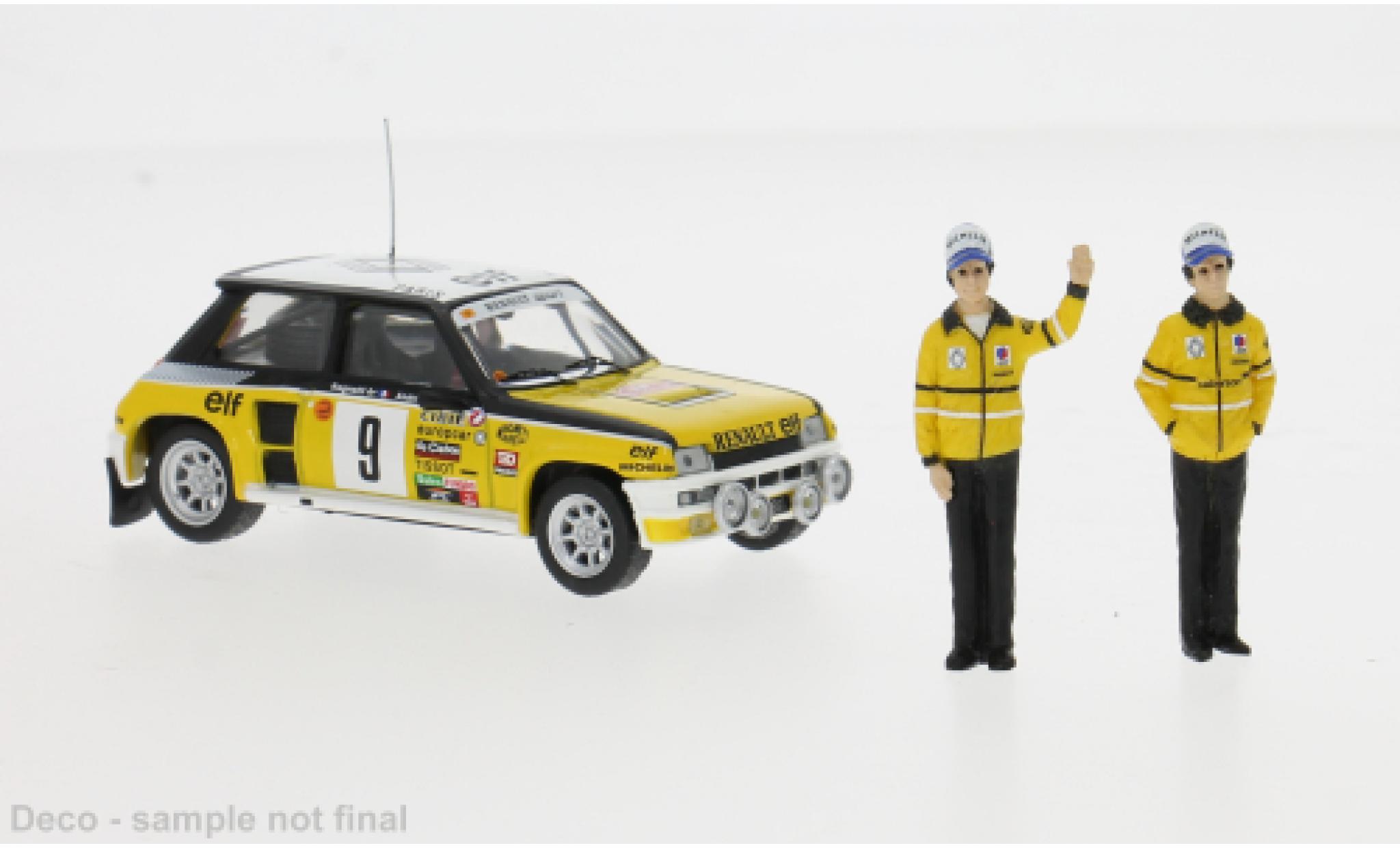 Renault 5 1/43 IXO Turbo No.9 Rally Monte Carlo 1981 1:43 modelauto
