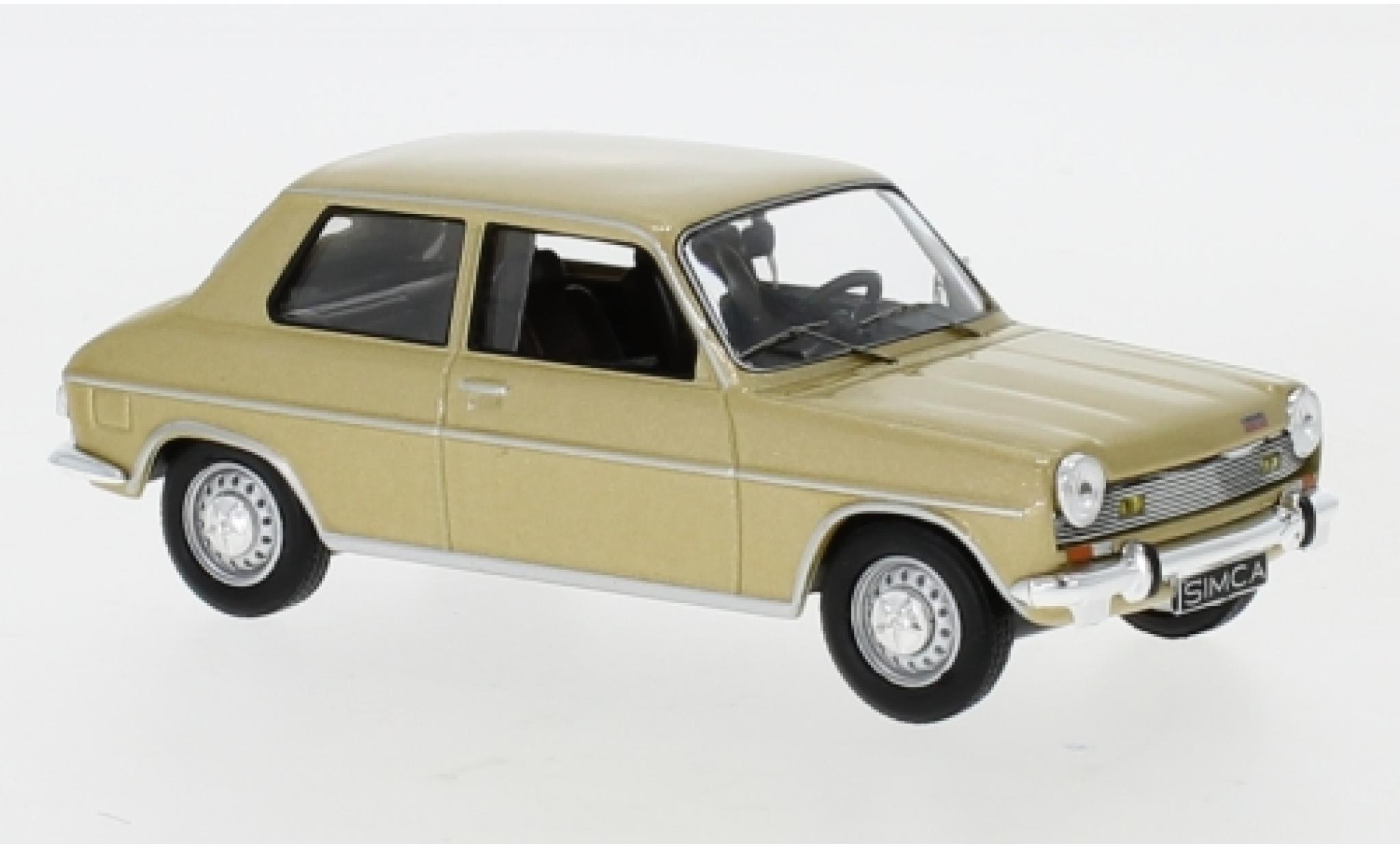 Simca 1100 1/43 IXO Special gold 1970 modelauto