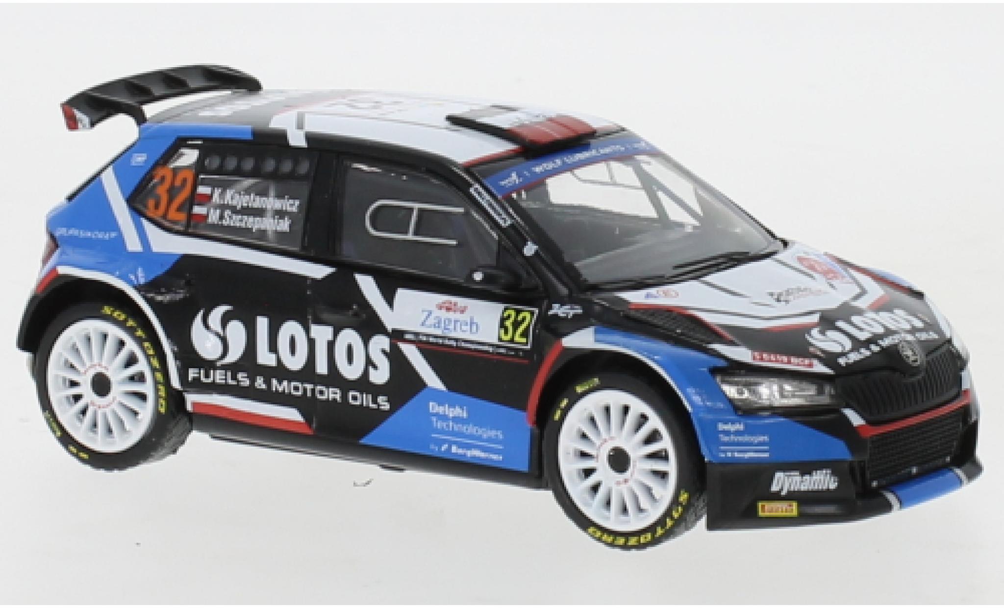 Skoda Fabia 1/43 IXO Rally 2 EVO No.32 Rally Croatia 2021 K.Kajetanowicz/M.Szczepaniak modelauto