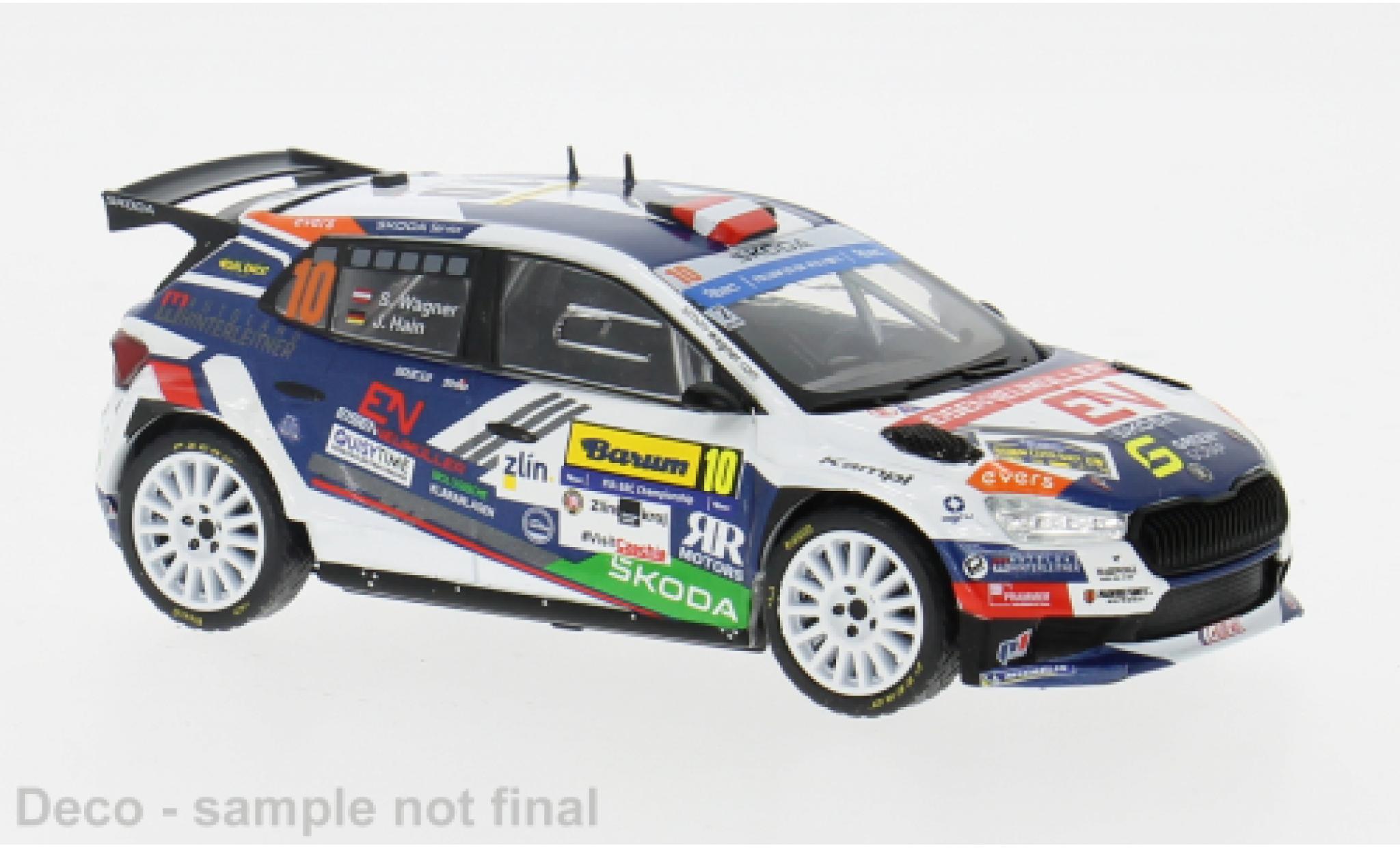 Skoda Fabia 1/43 IXO Rally2 Rally WM Barum Rally 2024 #10 1:43 modelauto