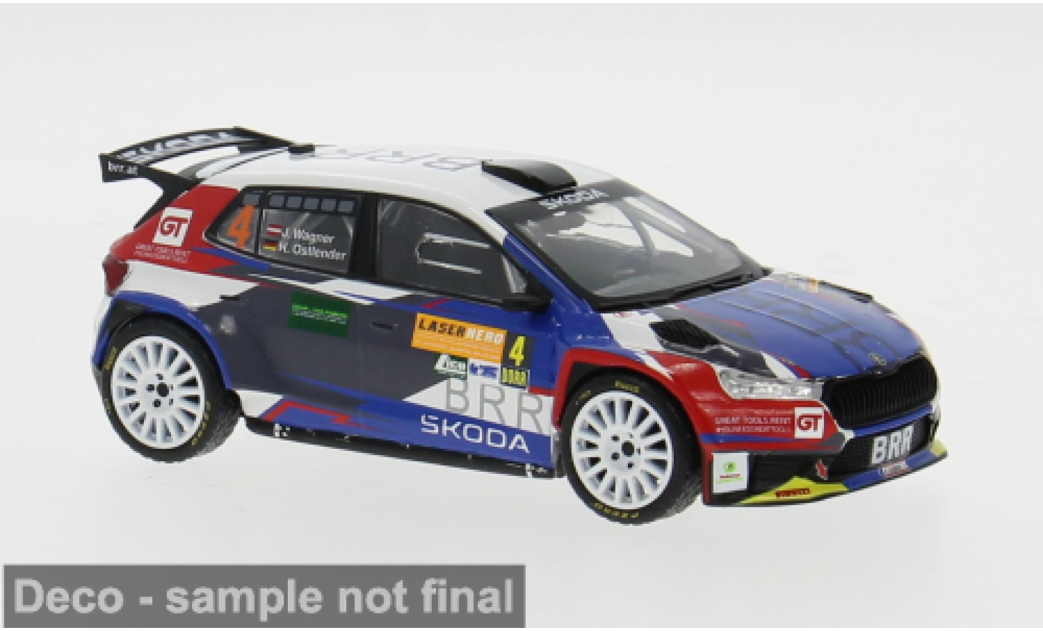 Skoda Fabia 1/43 IXO Rally2 Rally WM Lavanttal Rally 2024 #4 1:43 modelauto