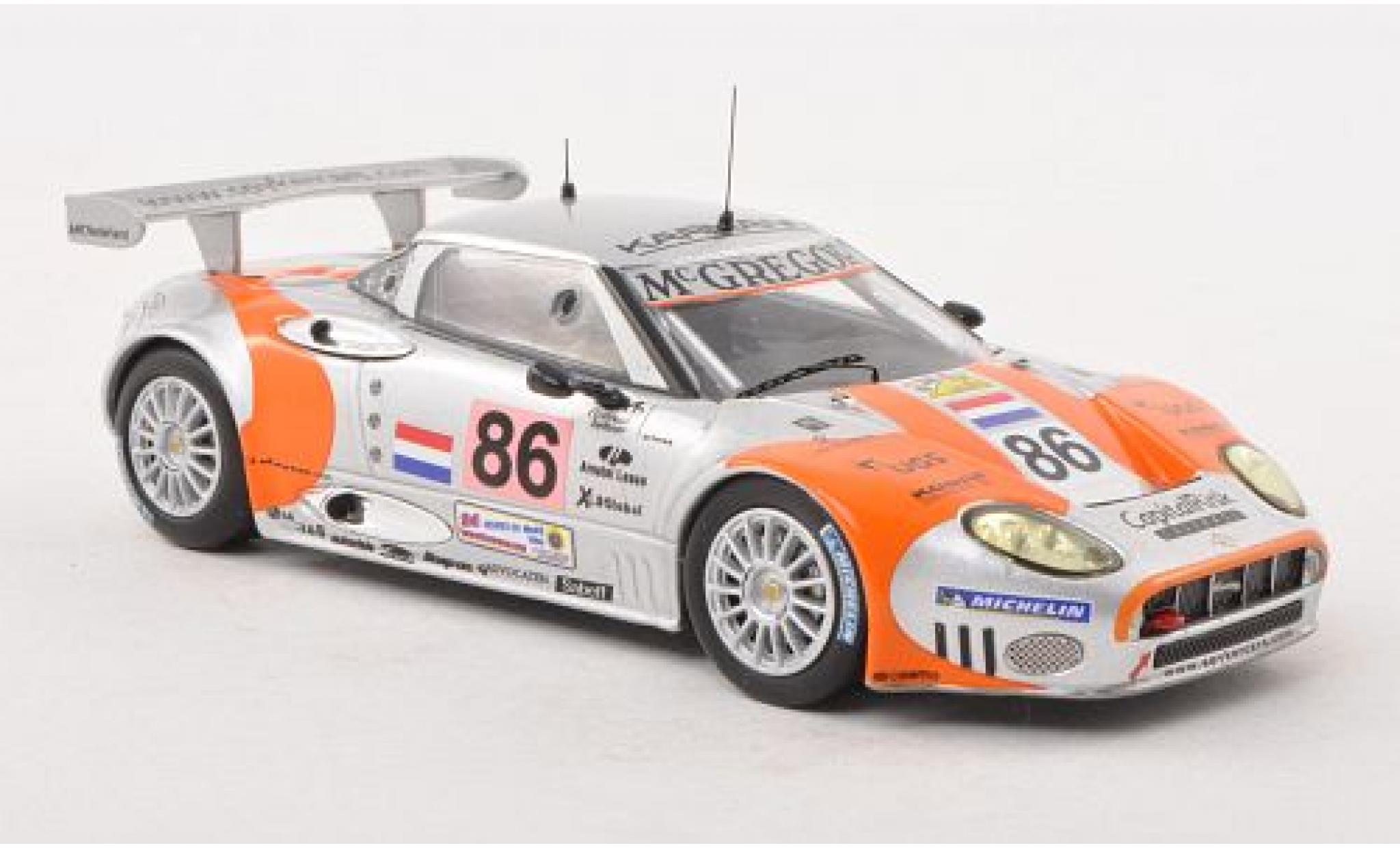 Aston Martin V8 Vantage GT2 1/43 IXO Spyker C8 Spyder GT2-R No.86 24h Le Mans 2006 J.Bleekemolen/M.Hezemans/J.Kane modelauto