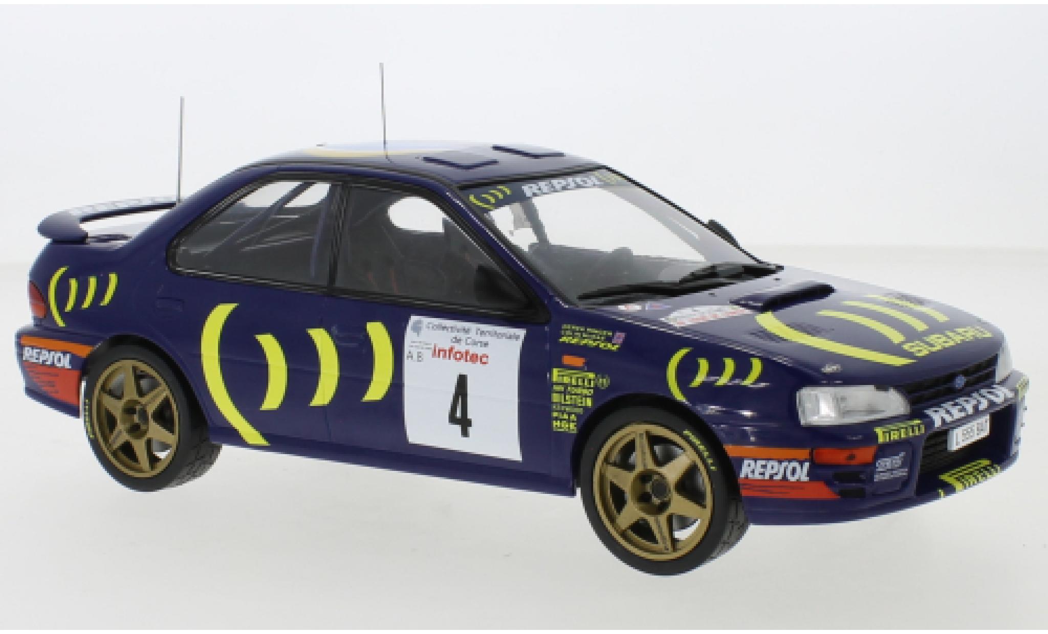 Subaru Impreza 1/18 IXO 555 No.4 Rallye WM Tour de Corse 1995 C.McRae/D.Ringer modelauto