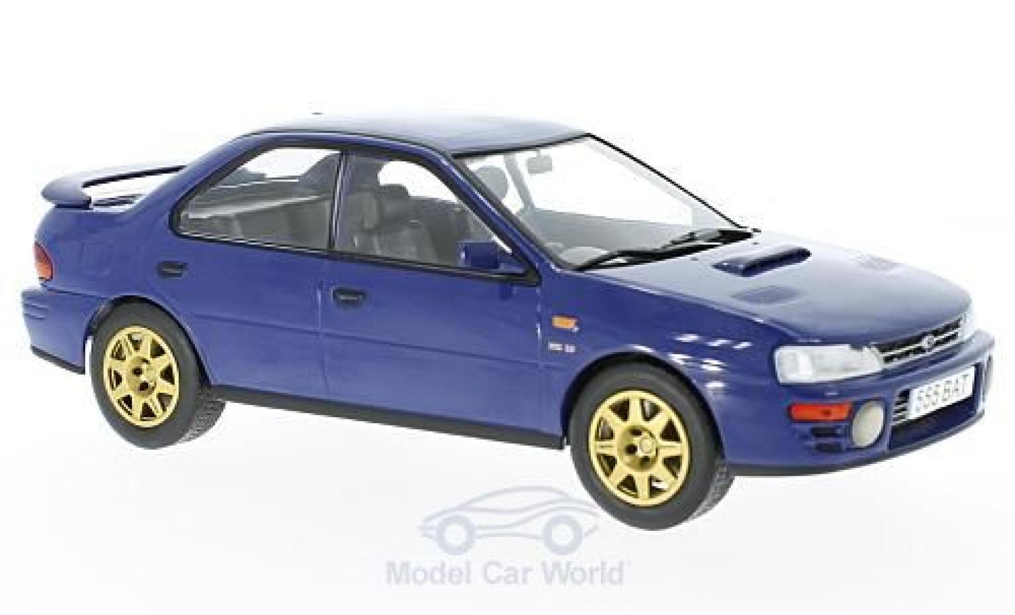 Subaru Impreza WRX 1/18 IXO WRX blauw RHD 1995 modelauto