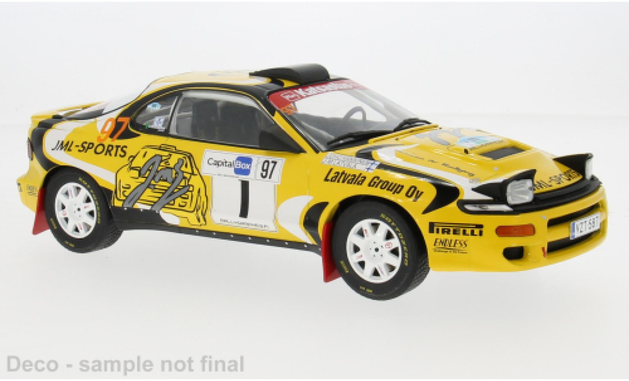 Toyota Celica 1/18 IXO GT 4 Turbo (ST 185) Rally Artic Lapland 2024 #97 1:18 modelauto