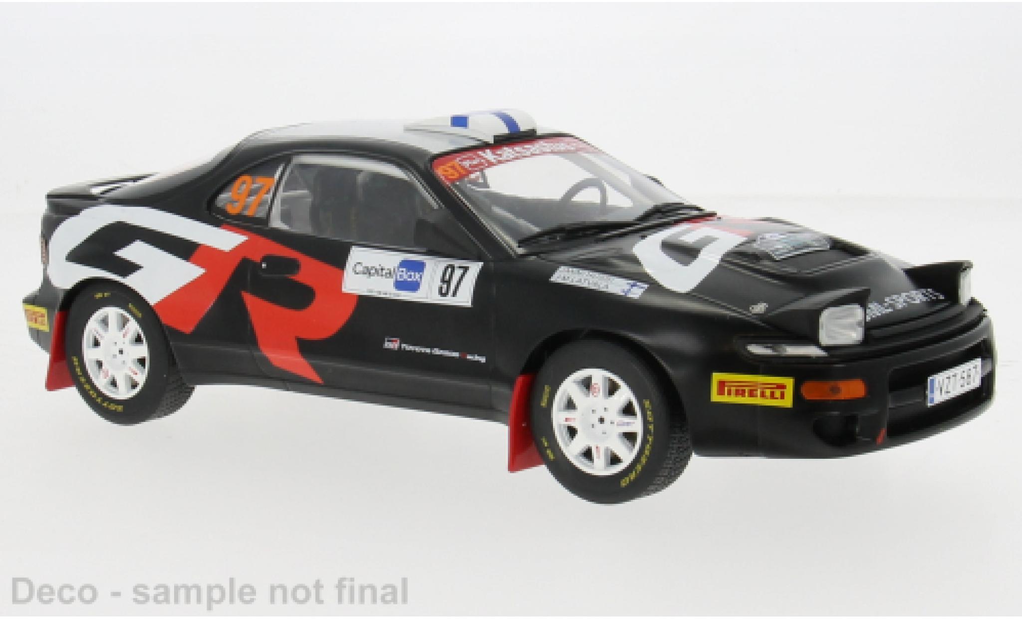 Toyota Celica 1/18 IXO GT 4 Turbo (ST 185) Rally Costa Brava 2025 #97 1:18 modelauto