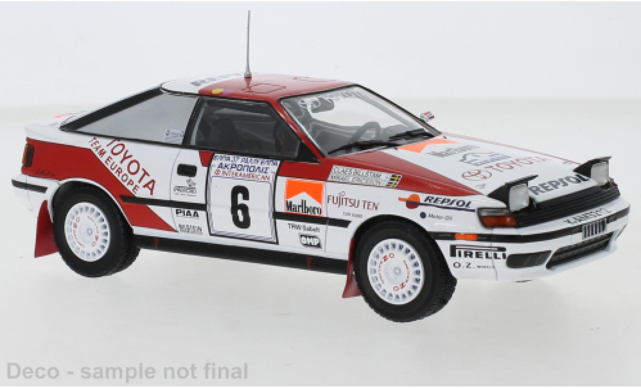 Toyota Celica 1/24 IXO GT-Four No.6 Rallye Acropolis 1990 M.Ericsson/C.Billstam modelauto