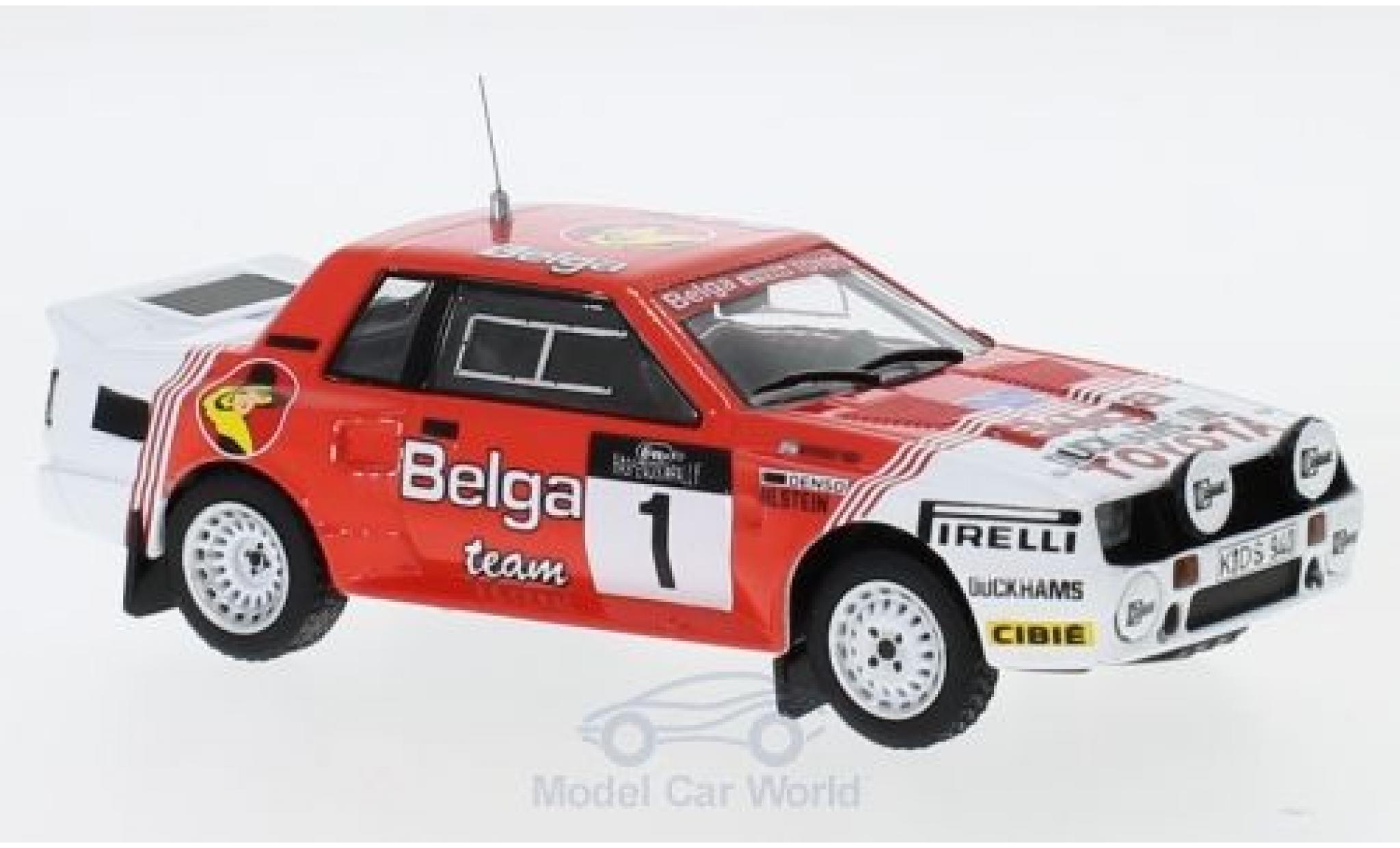 Toyota Celica 1/43 IXO TwinCam Turbo (TA64) No.1 Team Europe Belga Haspengouw Rallye 1985 J.Kankkunen/F.Gallagher modelauto