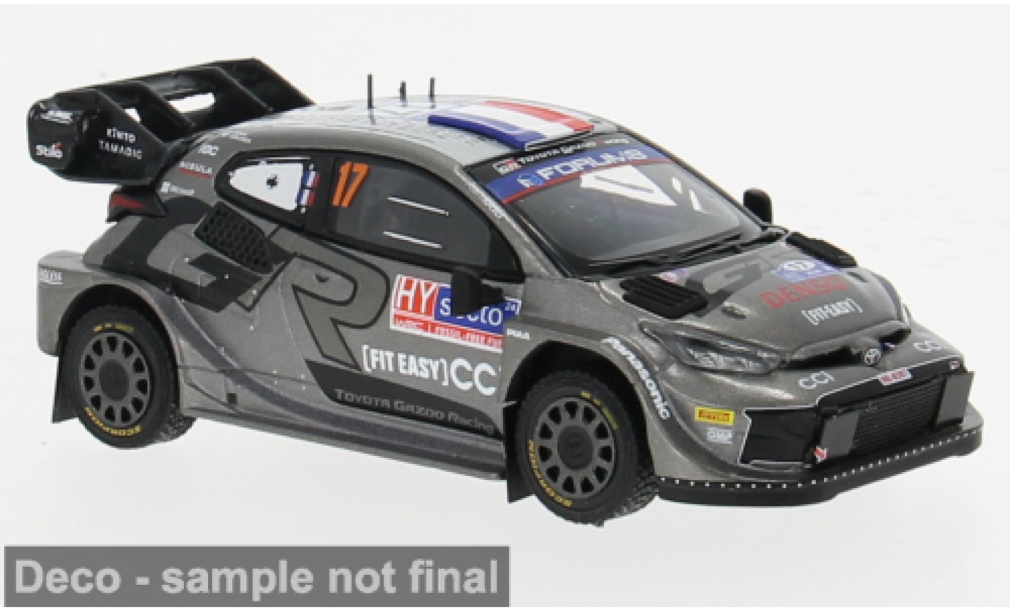 Toyota Yaris 1/43 IXO GR Rally1 Hybrid Rally WM Rally Finland 2024 #17 1:43 modelauto