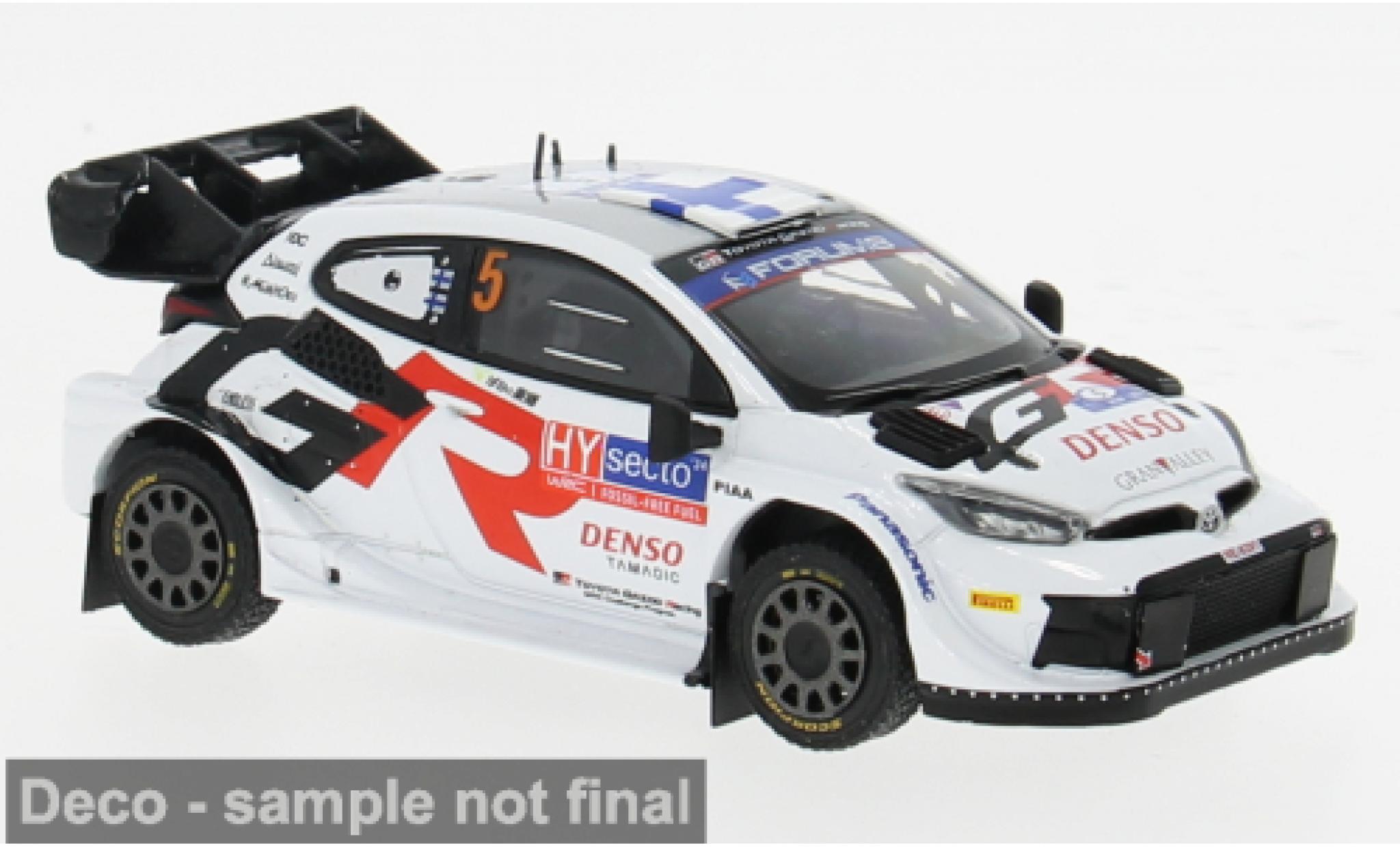 Toyota Yaris 1/43 IXO GR Rally1 Hybrid Rally WM Rally Finland 2024 #5 1:43 modelauto
