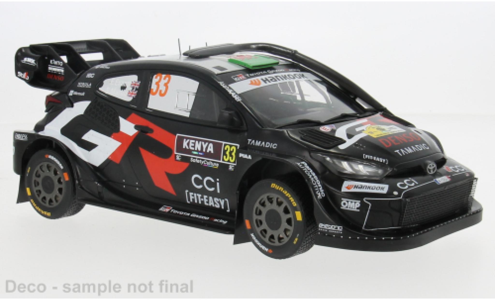Toyota Yaris 1/18 IXO GR Rally1 Safari Rallye Kenia 2025 #33 1:18 modelauto