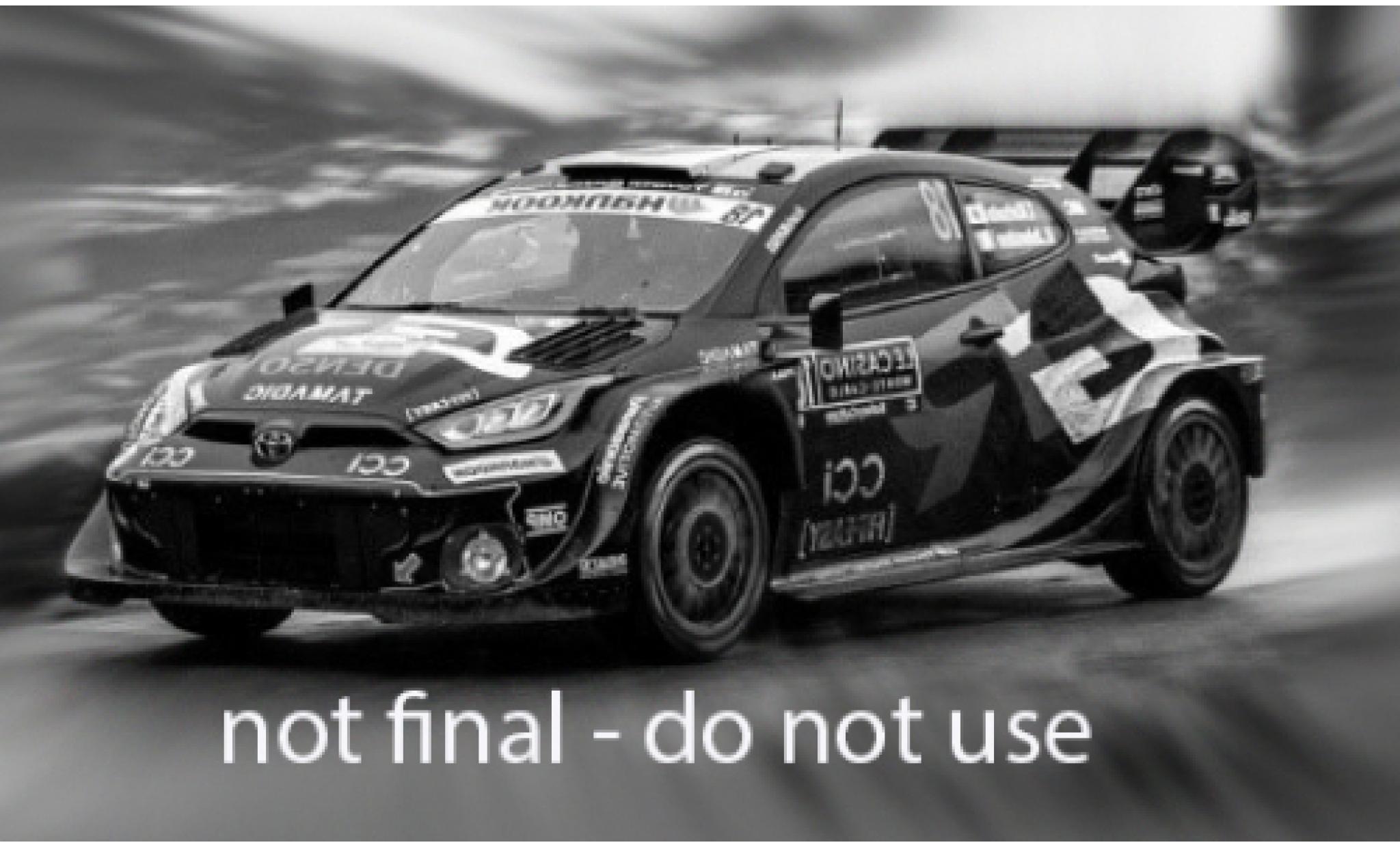 Toyota Yaris 1/43 IXO GR Rally1 WRC Rally Monte Carlo 2025 #18 1:43 modelauto