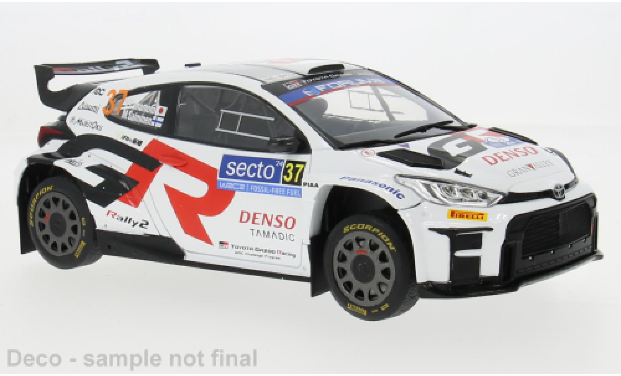 Toyota Yaris 1/18 IXO GR Rally2 Rally WM Rally Finland 2024 #37 1:18 modelauto