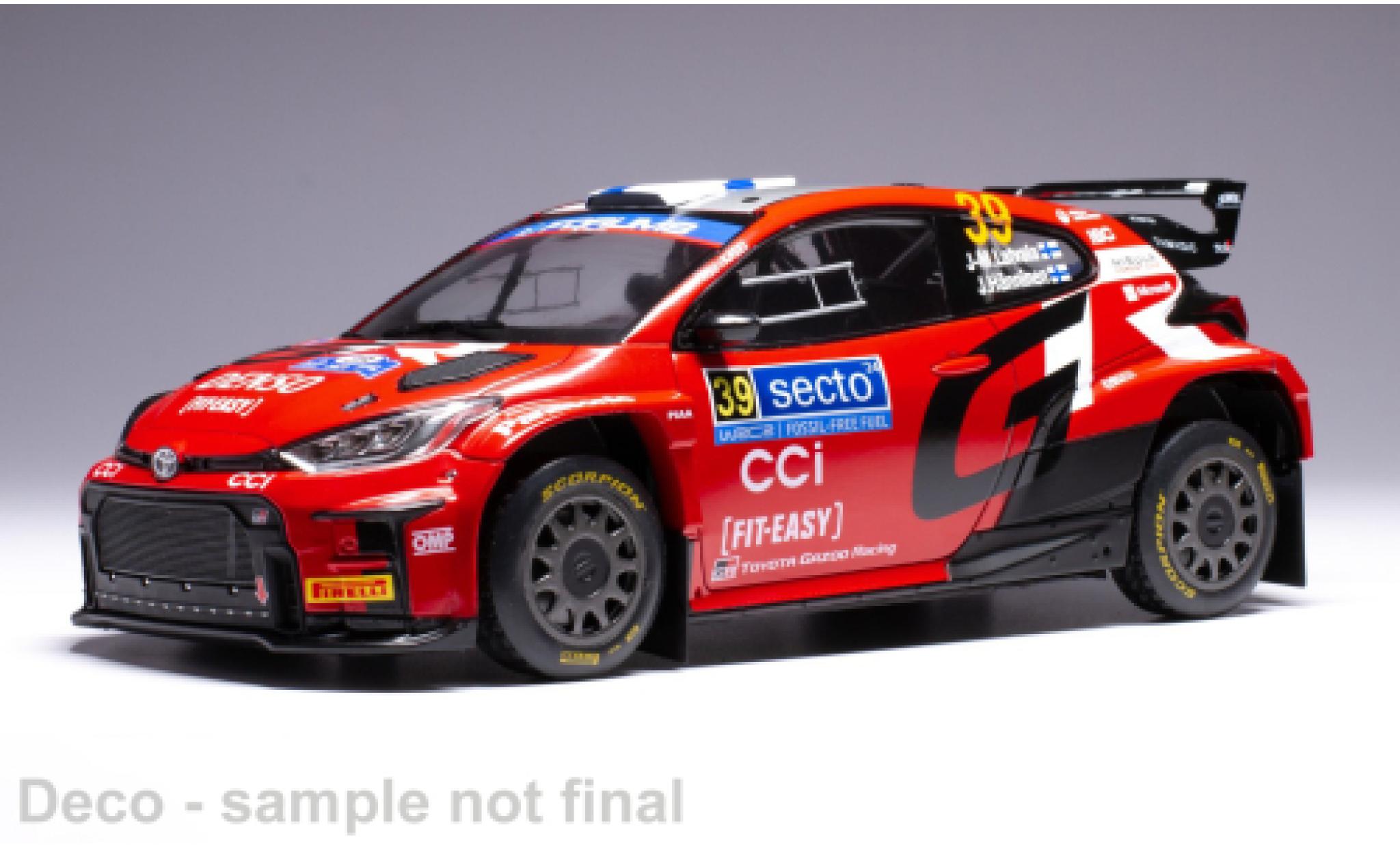 Toyota Yaris 1/18 IXO GR Rally2 Rally WM Rally Finland 2024 #39 1:18 modelauto