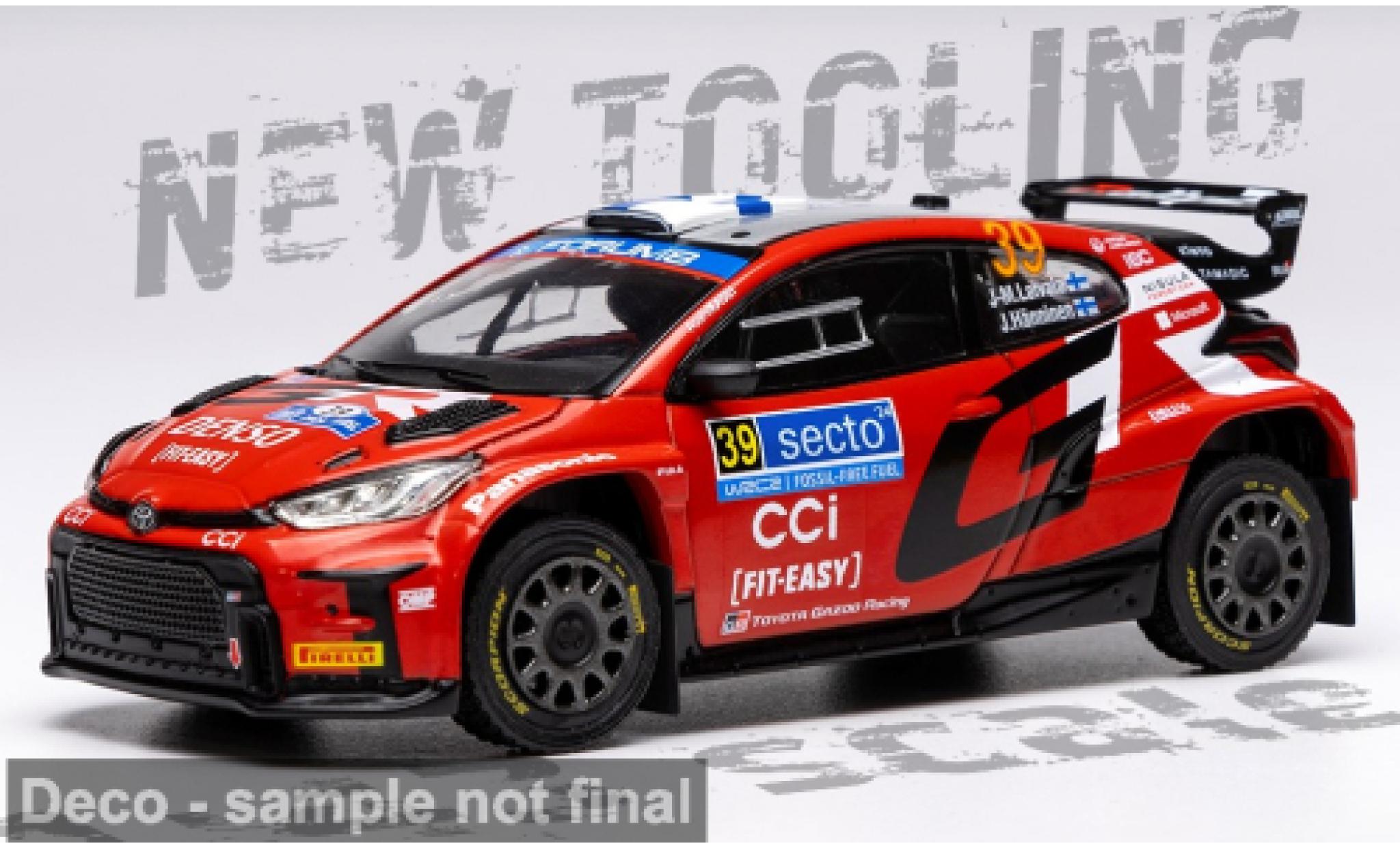 Toyota Yaris 1/43 IXO GR Rally2 Rally WM Rally Finland 2024 #39 1:43 modelauto