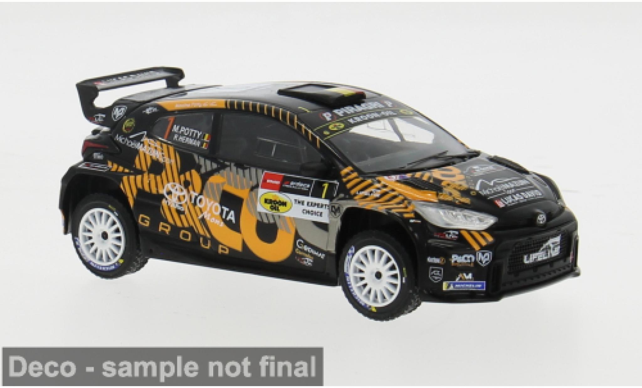 Toyota Yaris 1/43 IXO GR Rally2 Rally WM Rally Ypres 2024 #1 1:43 modelauto