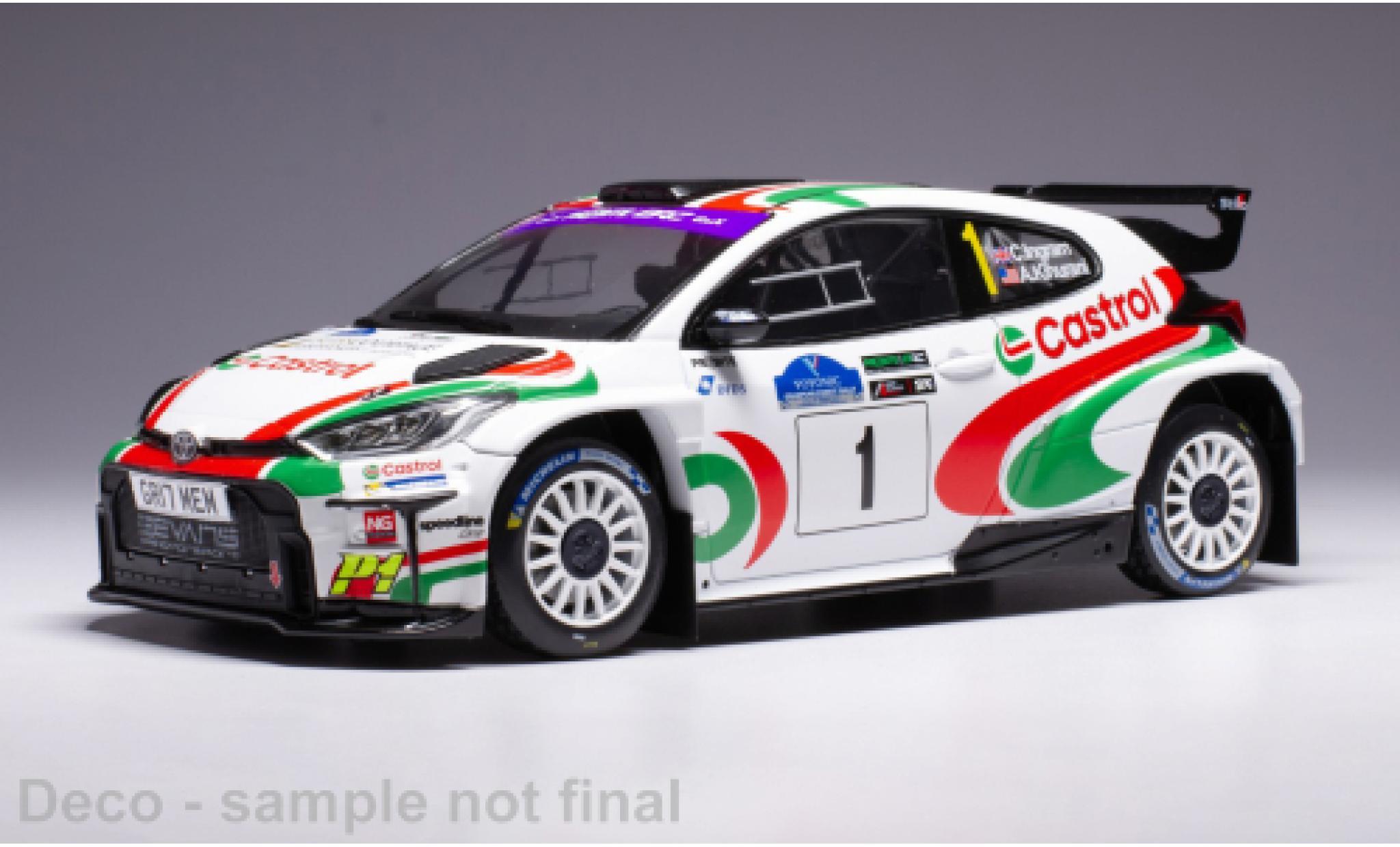 Toyota Yaris 1/18 IXO GR Rally2 Rally WM Voyonic Grampian Forest Rally 2024 #1 1:18 modelauto