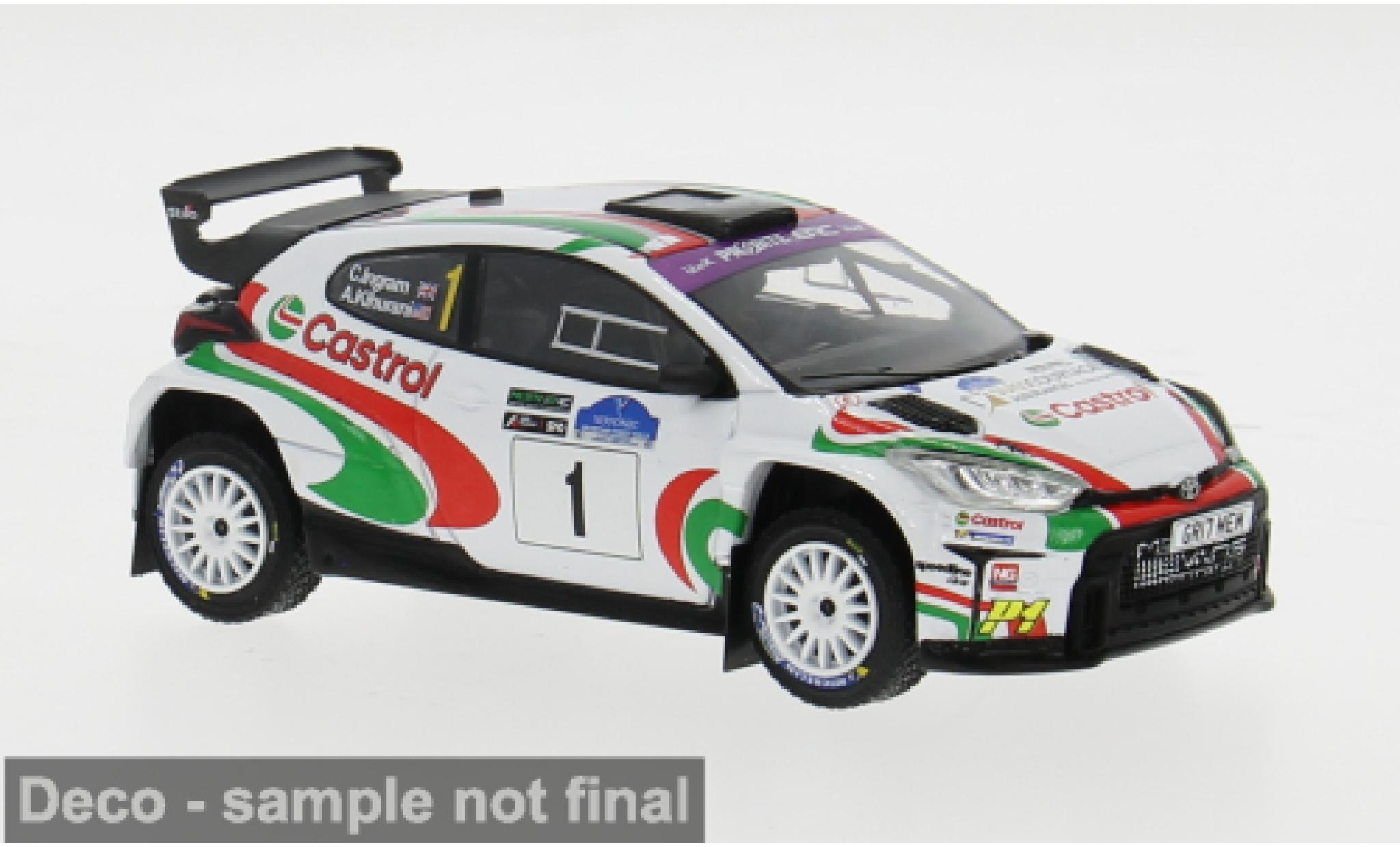 Toyota Yaris 1/43 IXO GR Rally2 Rally WM Voyonic Grampian Forest Rally 2024 #1 1:43 modelauto
