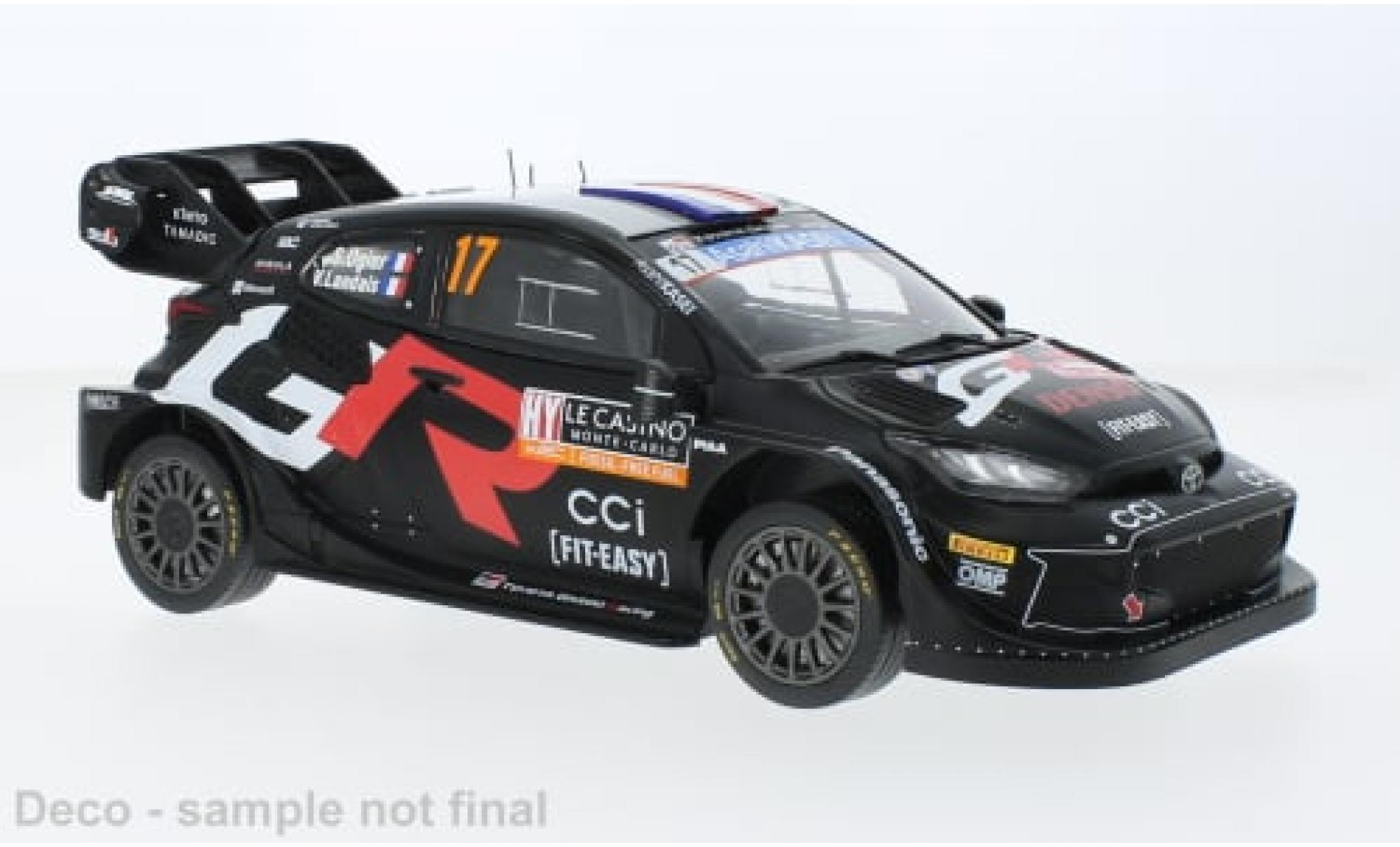Toyota Yaris 1/18 IXO Rally 1 No.17 WRC Rally Monte Carlo 2024 1:18 modelauto