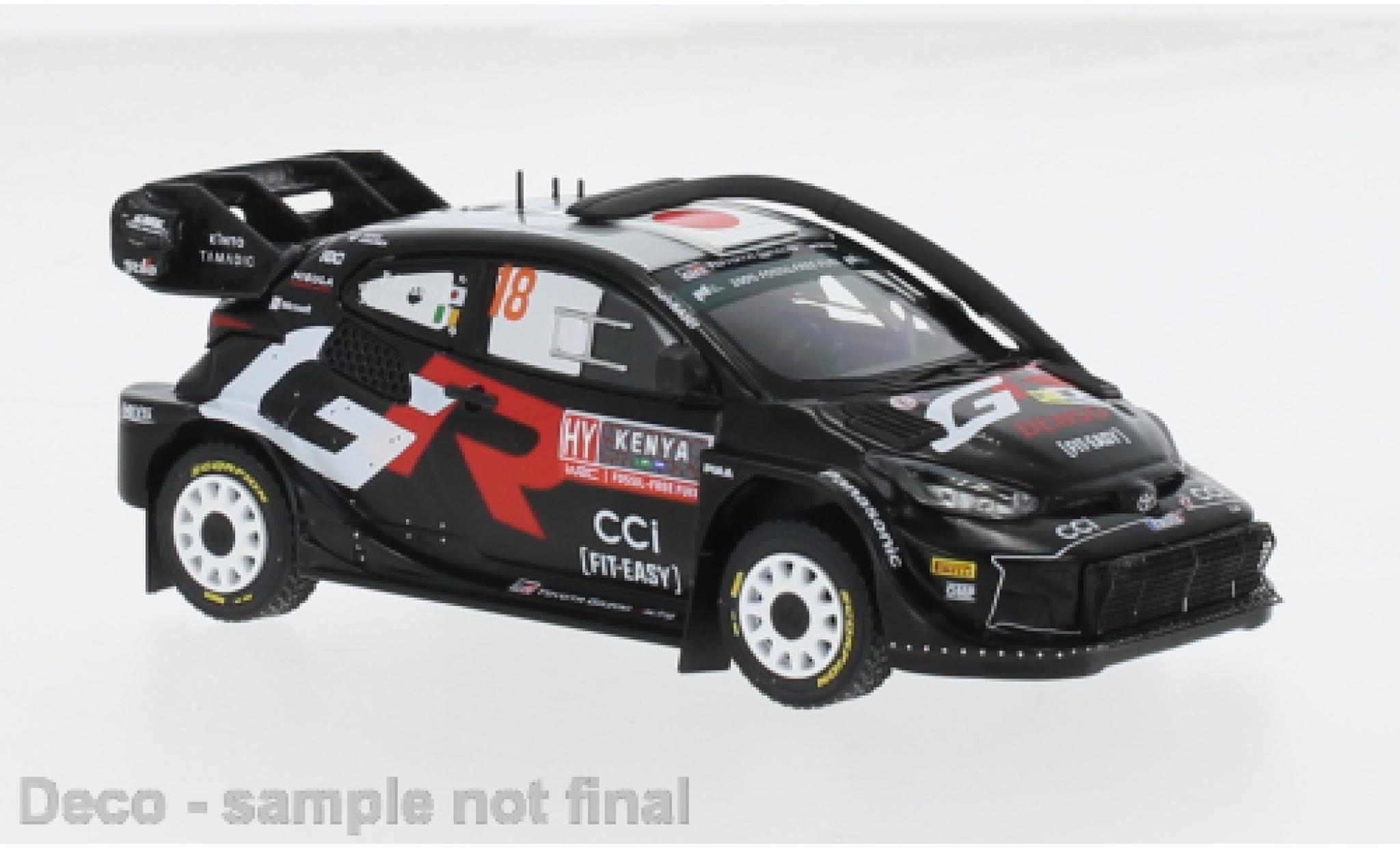 Toyota Yaris 1/43 IXO Rally 1 No.18 WRC Safari Rallye Kenia 2024 1:43 modelauto