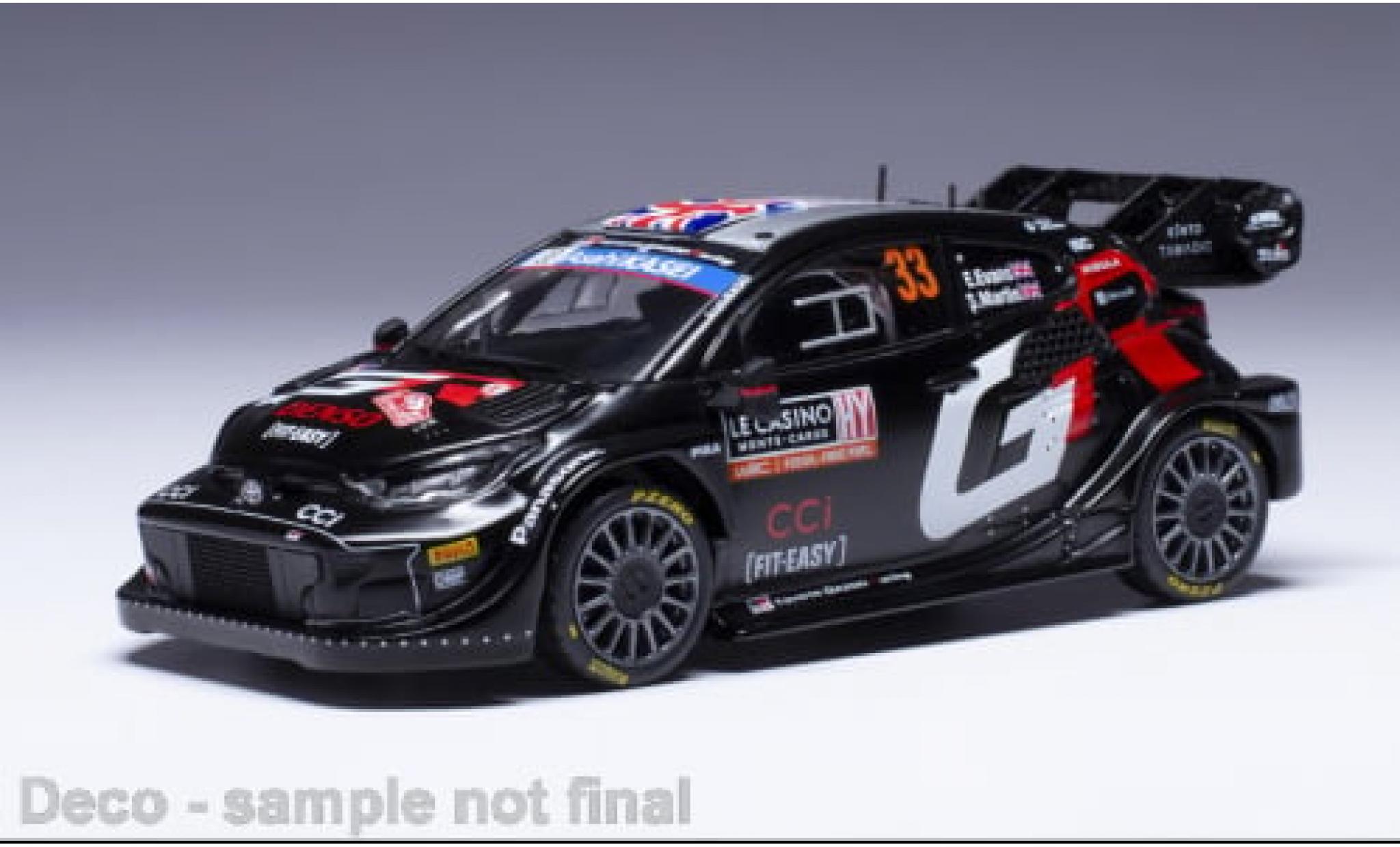 Toyota Yaris 1/43 IXO Rally 1 No.33 WRC Rallye Monte Carlo 2024 1:43 modelauto