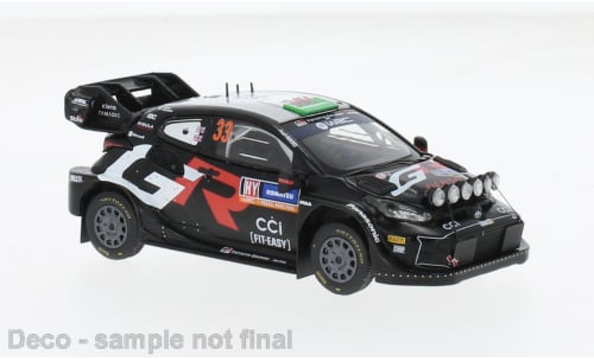 Toyota Yaris 1/43 IXO Rally 1 No.33 WRC Rallye Schweden 2024 1:43 modelauto