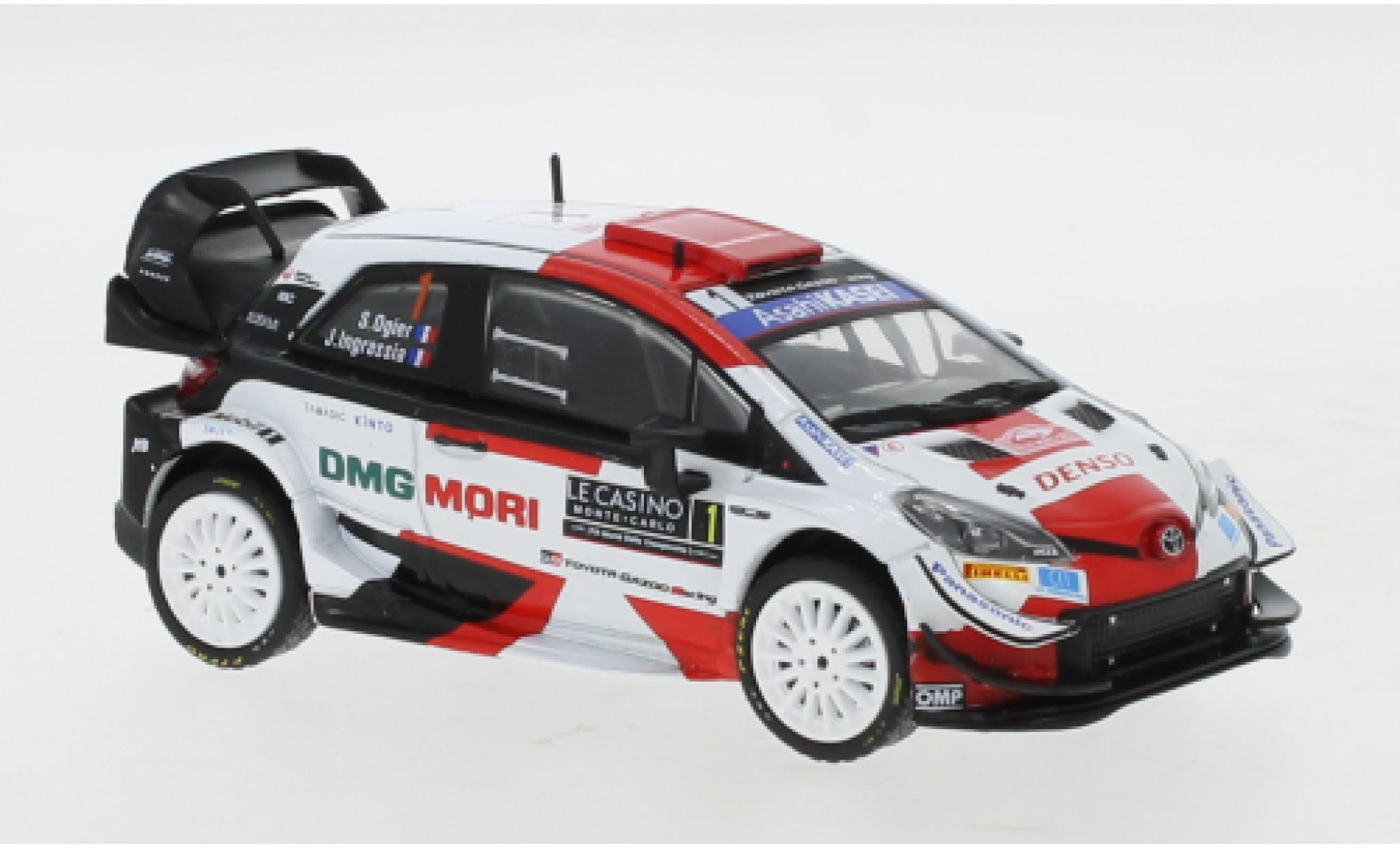 Toyota Yaris 1/43 IXO WRC No.1 Rallye WM Rally Monte Carlo 2021 S.Ogier/J.Ingrassia modelauto