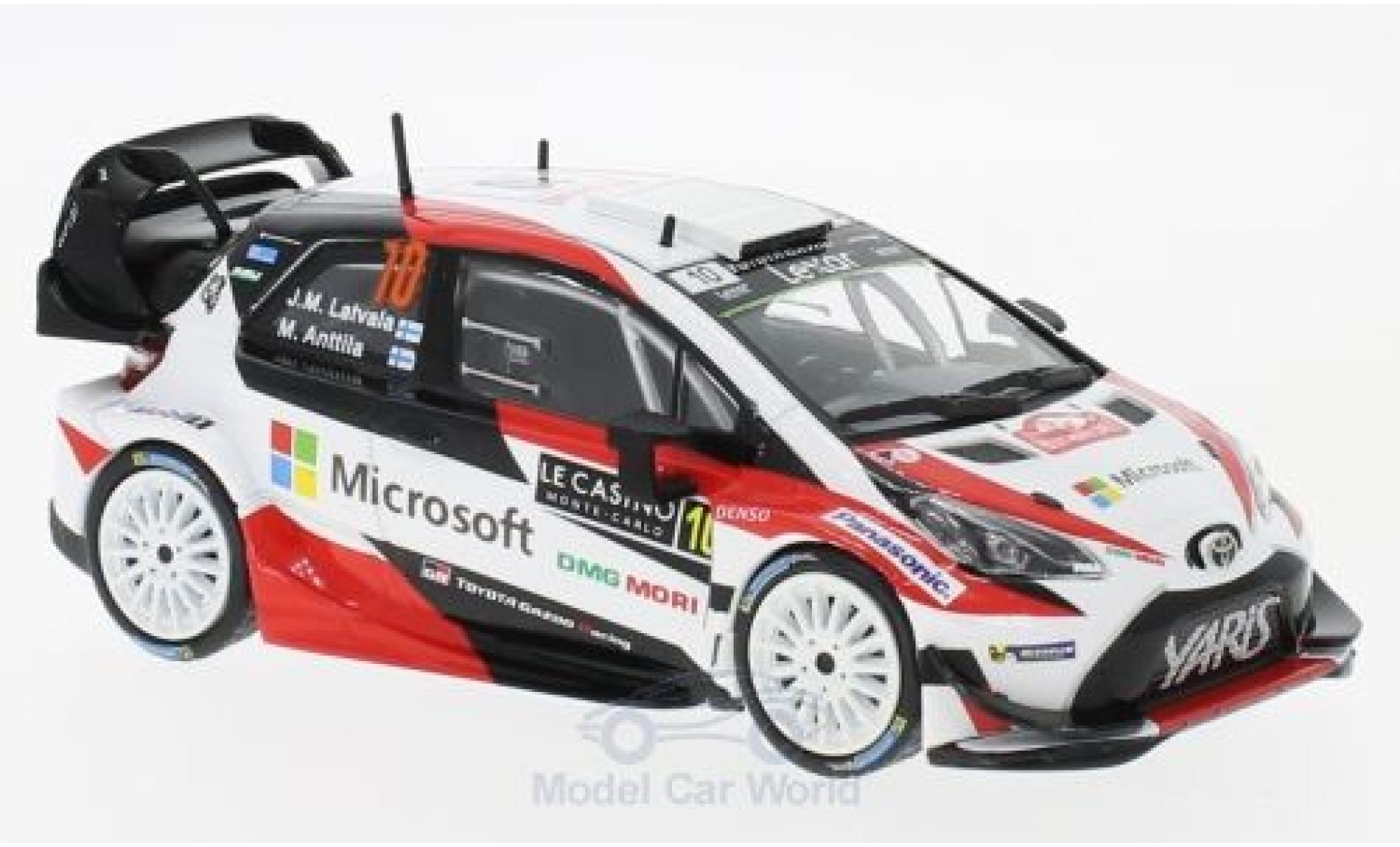 Toyota Yaris 1/43 IXO WRC No.10 Microsoft Rallye WM Rallye Monte Carlo 2017 J.M.Latvalla/M.Anttila modelauto