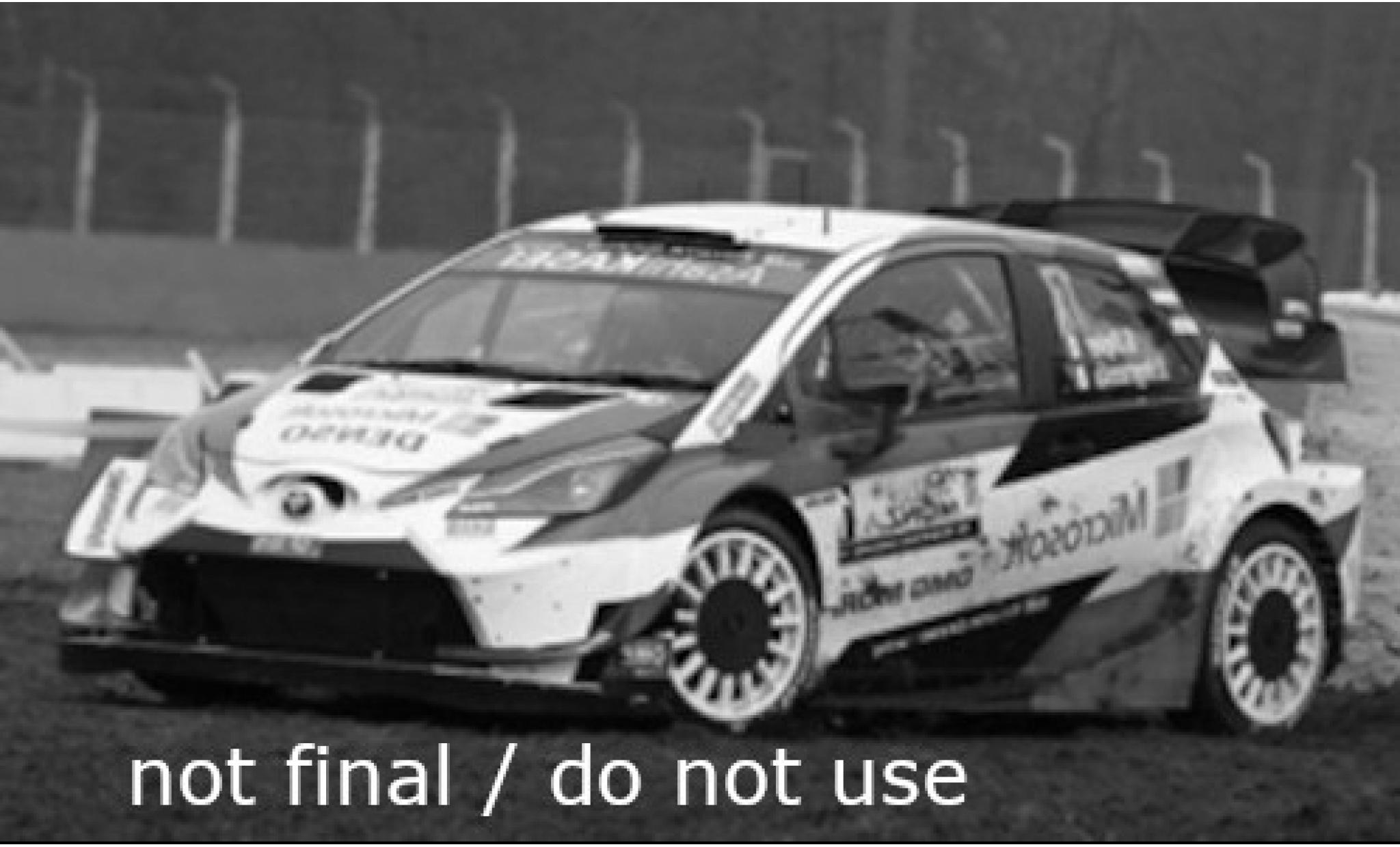 Toyota Yaris 1/43 IXO WRC No.17 WRC Rallye Monza 2020 S.Ogier/J.Ingrassia modelauto