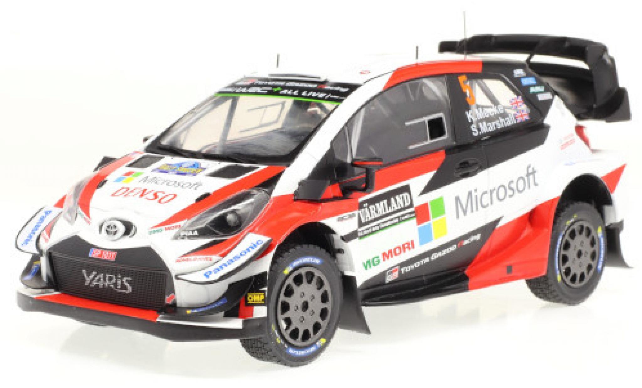 Toyota Yaris 1/18 IXO WRC No.5 Rallye Schweden 2019 K.Meeke/S.Marshall modelauto