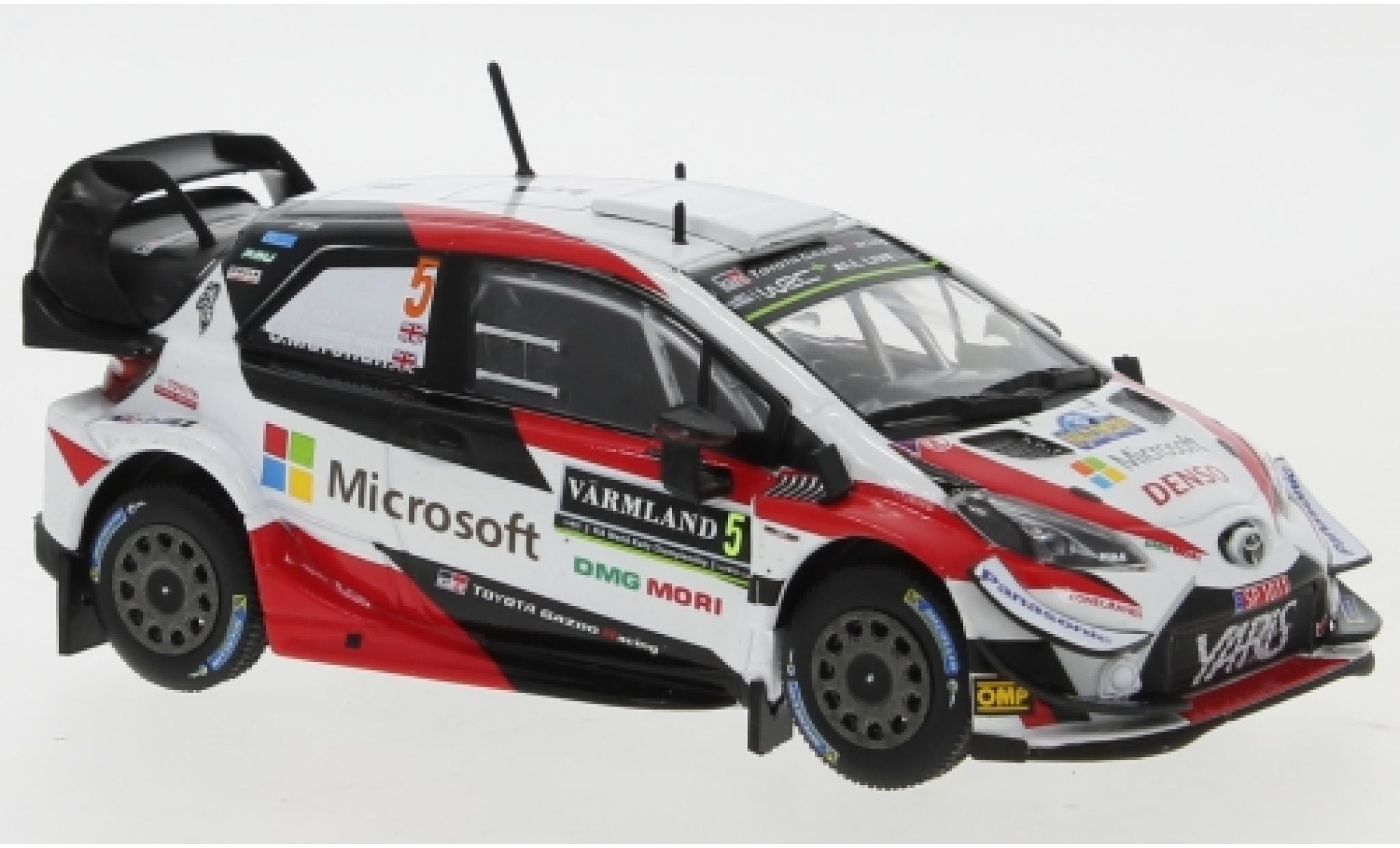 Toyota Yaris 1/43 IXO WRC No.5 Gazoo Racing Microsoft WRC Rally Schweden 2019 K.Meeke/S.Marshall modelauto