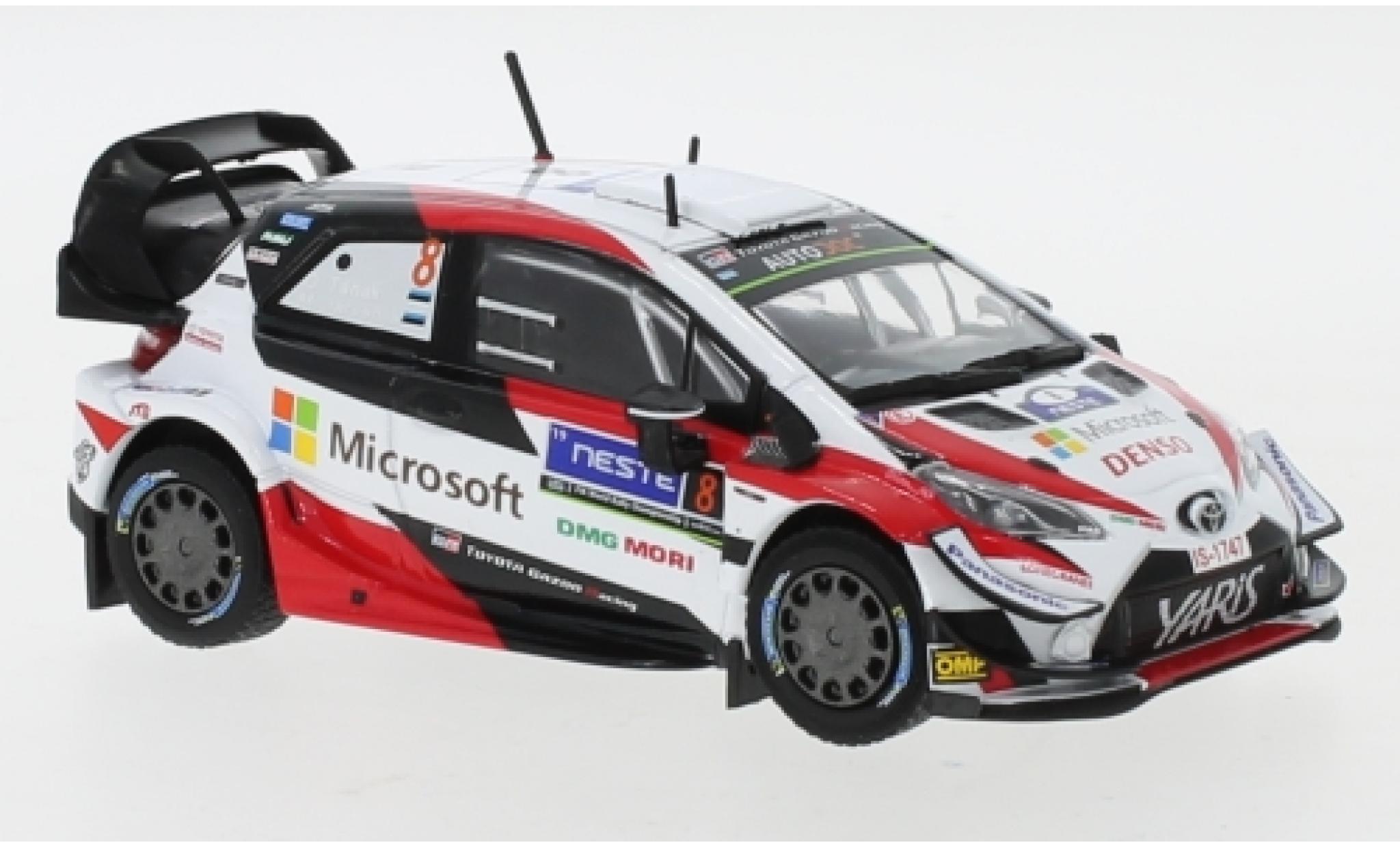Toyota Yaris 1/43 IXO WRC No.8 Rallye WM Rallye Finnland 2019 O.T&auml;nak/M.J&auml;rveoja modelauto