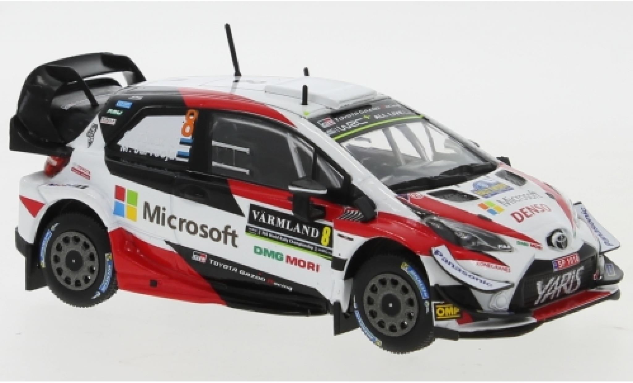 Toyota Yaris 1/43 IXO WRC No.8 Gazoo Racing Microsoft WRC Rallye Schweden 2019 O.T&auml;nak/M.Jarveoja modelauto