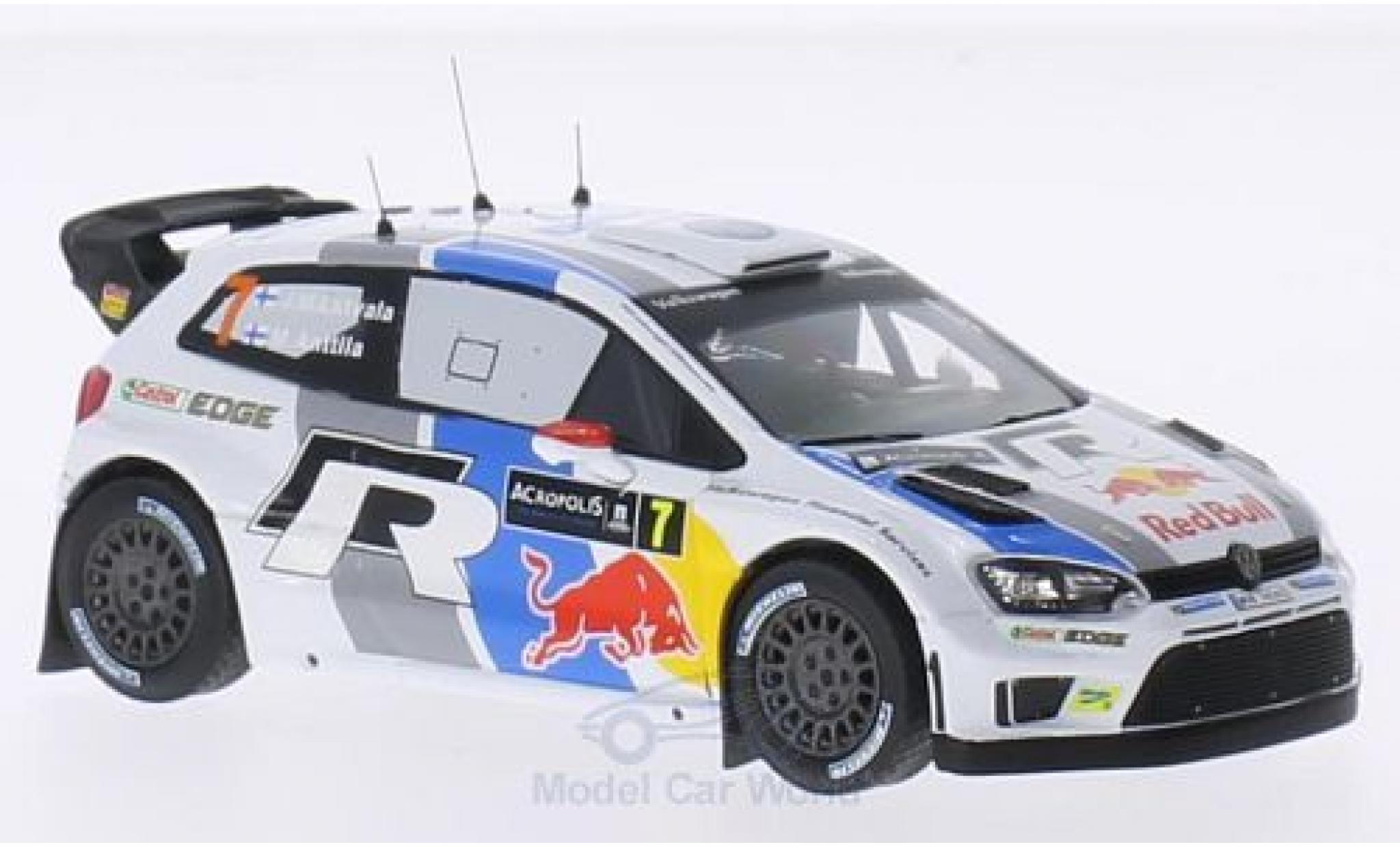 Volkswagen Polo 1/43 IXO R WRC No.7 Red Bull Rallye WM Rallye Acropolis 2013 J-M.Latvala/M.Anttila modelauto