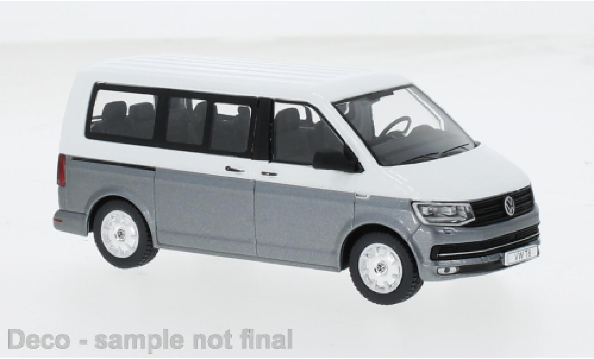 Volkswagen T6 1/43 IXO Multivan wit/grijs 2017 1:43 modelauto