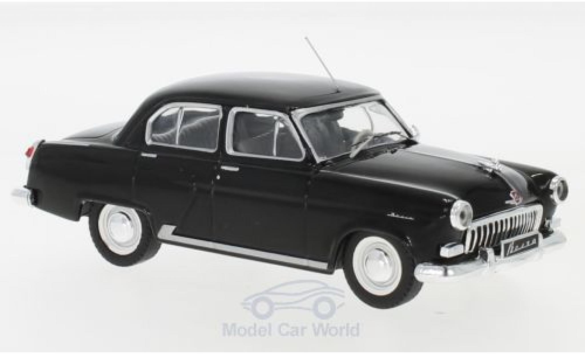 Wolga M21 1/43 IXO zwart 1960 modelauto