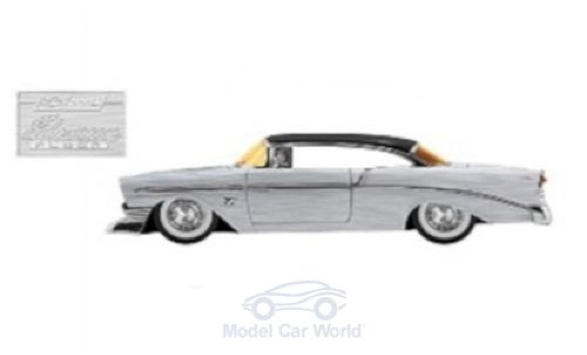Chevrolet Bel Air 1/24 Jada Toys grijs/zwart 1956 modelauto
