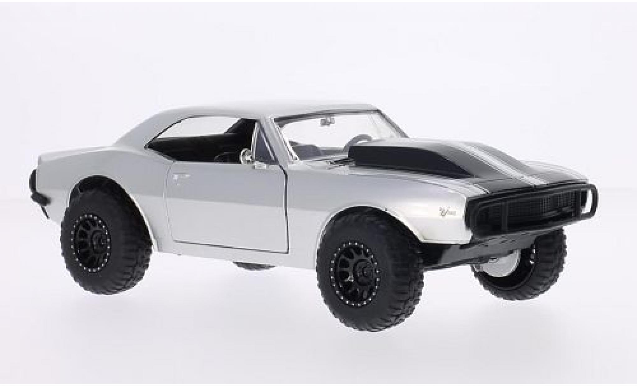 Chevrolet Camaro 1/24 Jada Toys Z/28 Off Road grijs/zwart Fast & Furious 1967 modelauto