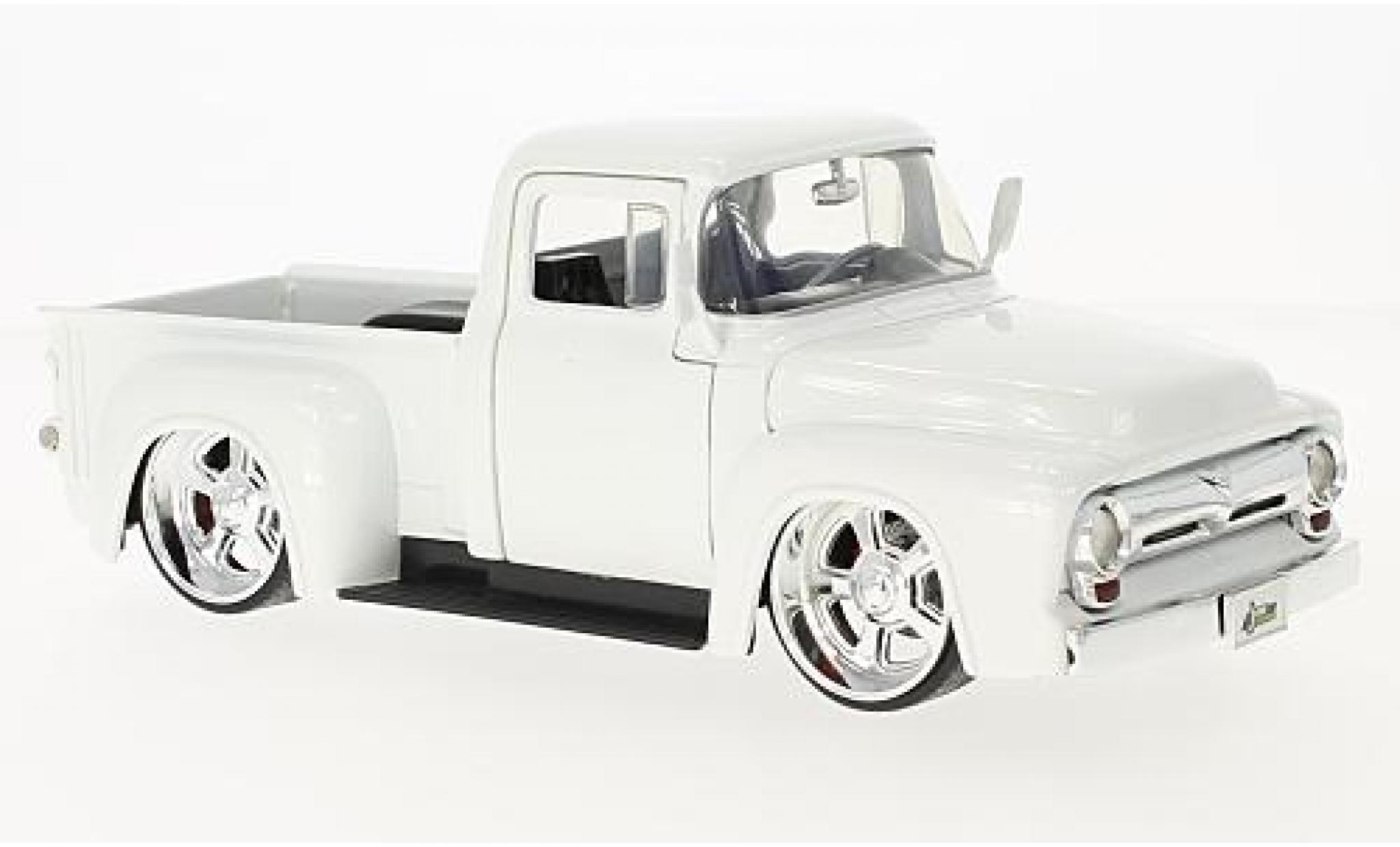 Ford F-1 1/24 Jada Toys 00 Pick Up metallic wit 1956 modelauto