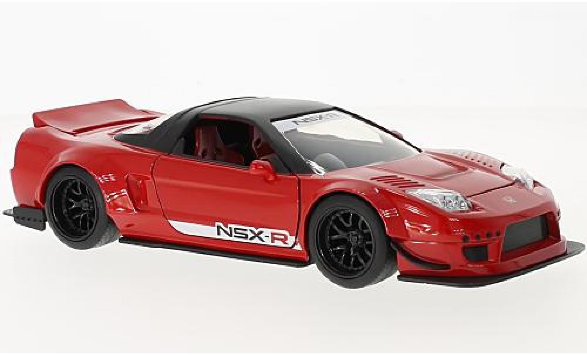 Honda NSX 1/24 Jada Toys Type-R rood/zwart RHD 2002 Japan Spec - Widebody modelauto