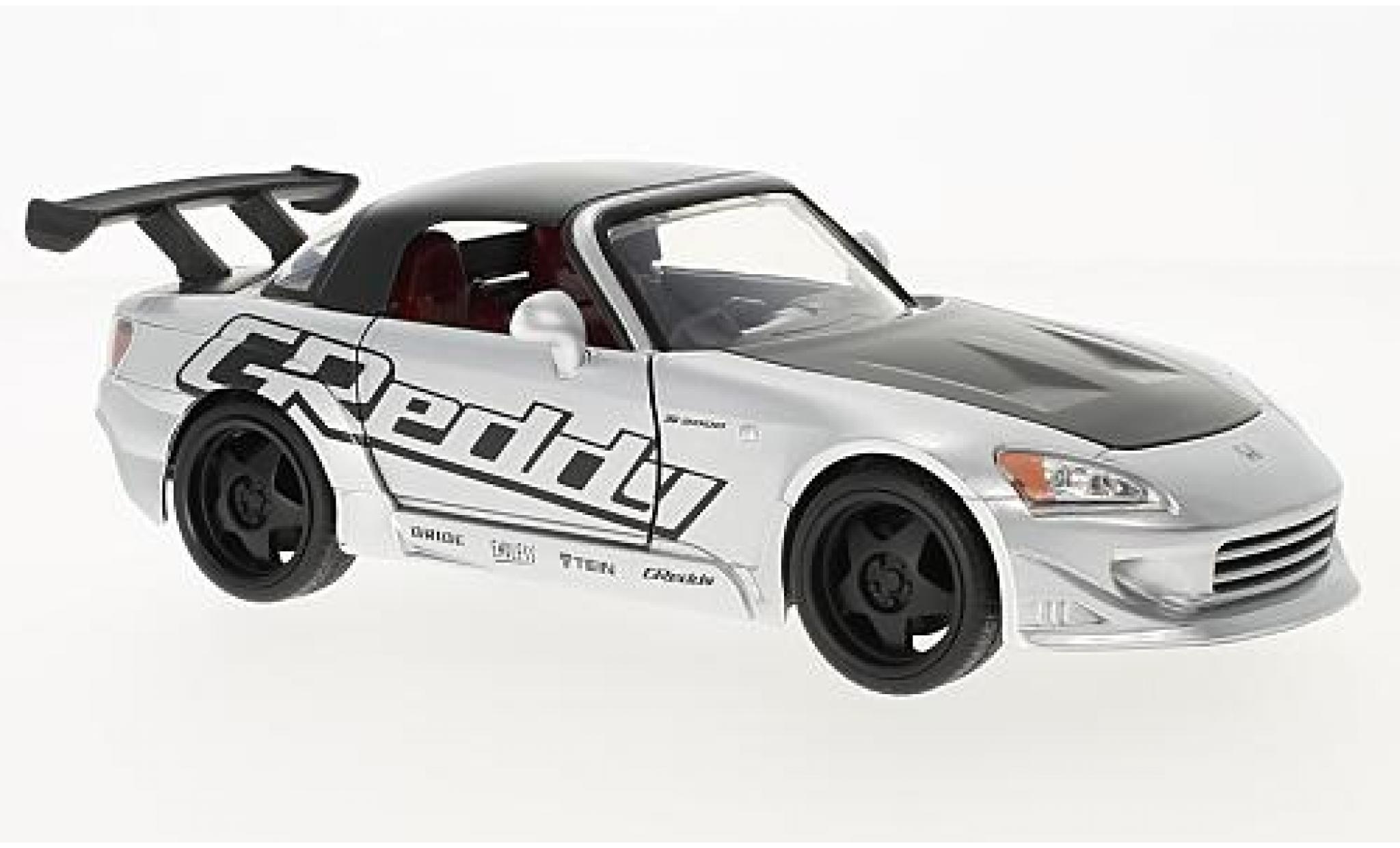Honda S2000 1/24 Jada Toys grijs/zwart 2001 modelauto