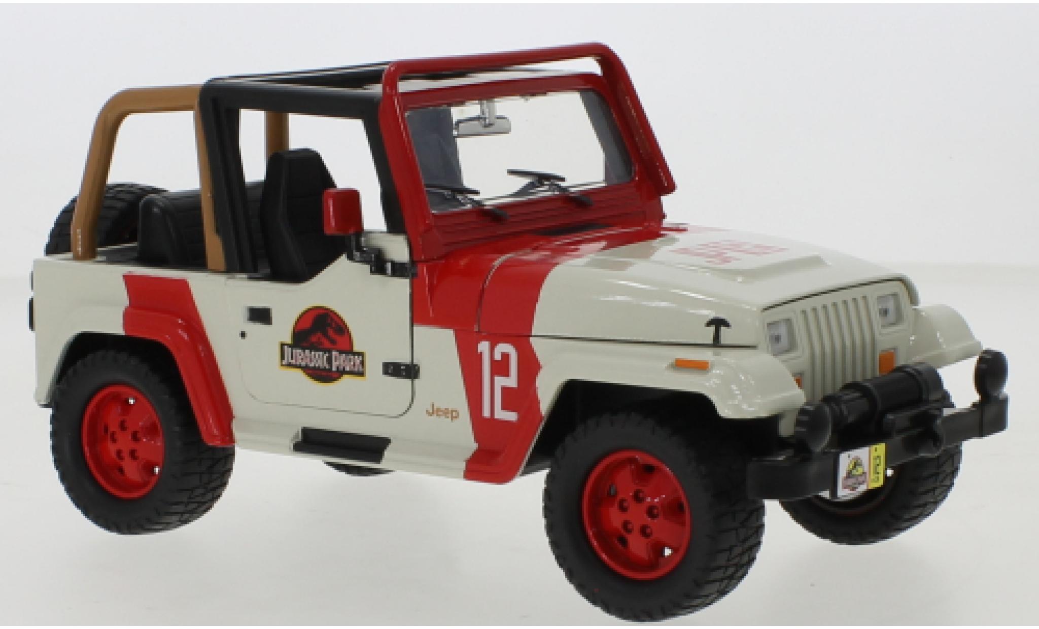 Jeep Wrangler 1/24 Jada Toys Jurassic Parc 1992 modelauto