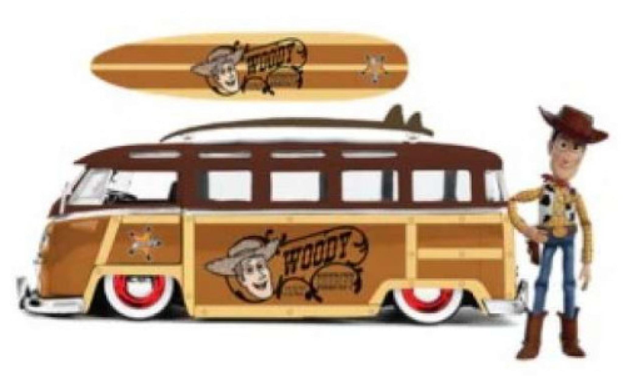 Volkswagen T1 1/24 Jada Toys Woody Lowrider Toy Story modelauto