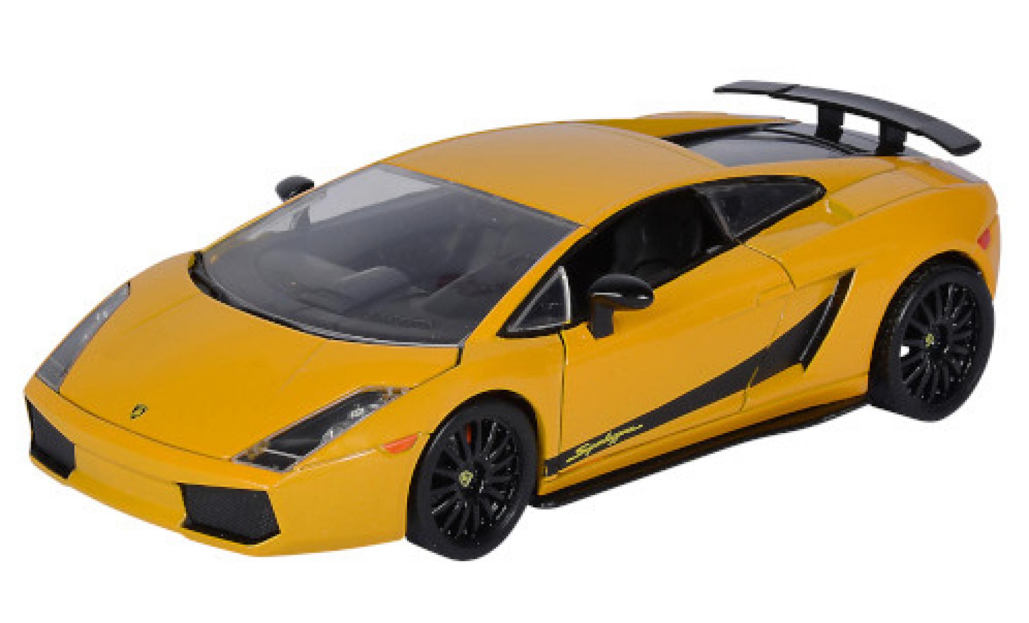 Lamborghini Gallardo 1/24 Jada Toys Superleggera metallic geel/Dekor Fast & Furious modelauto