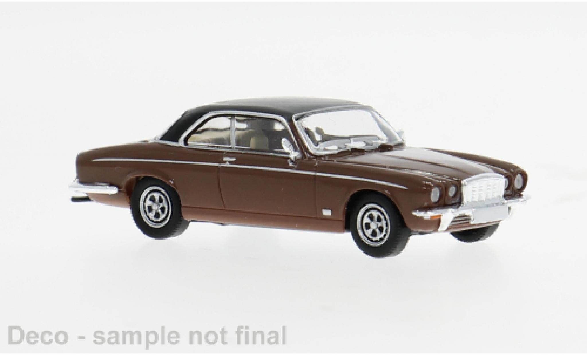 Jaguar XJ 1/87 PCX87 -C bruin/zwart 1973 1:87 modelauto