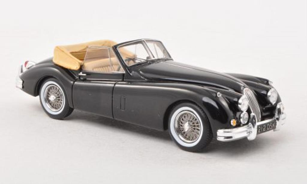 Jaguar XK 140 1/43 Spark 140 Drophead Coupe zwart modelauto