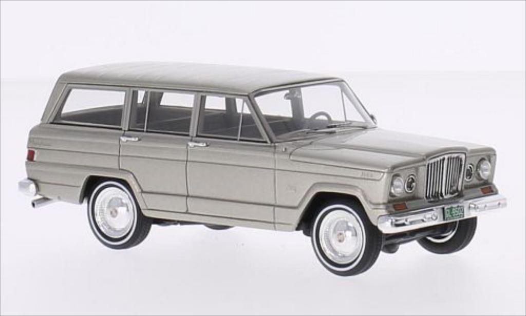 Jeep Wagoneer 1/43 GLM metallic beige 1962 modelauto