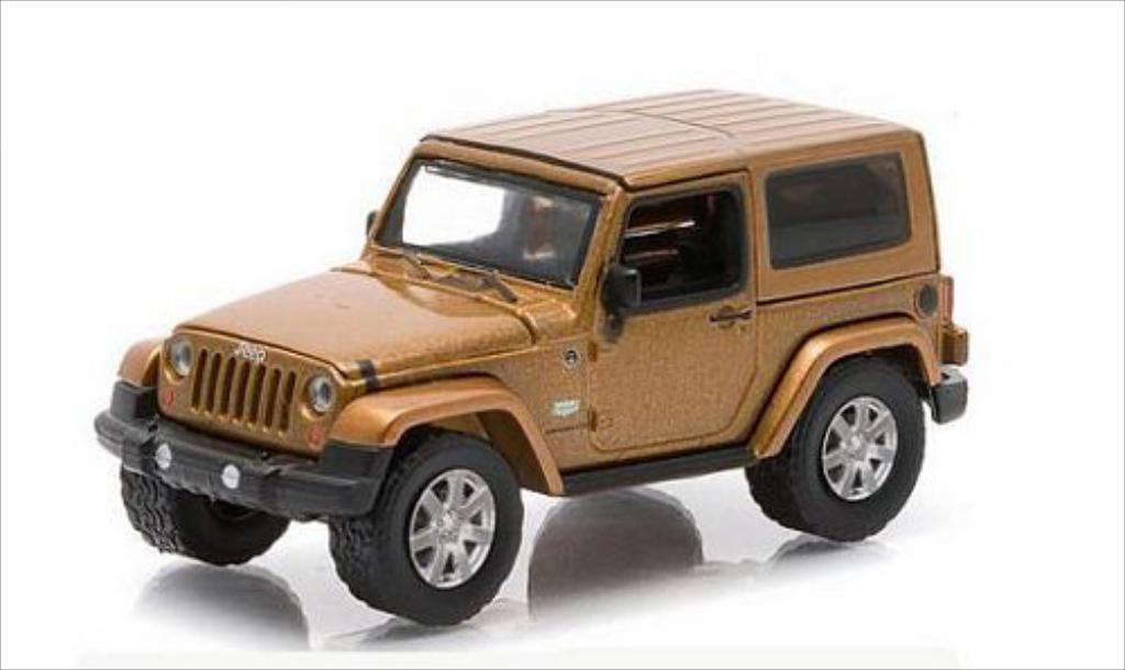 Jeep Wrangler 1/64 Greenlight bronze 2011 modelauto